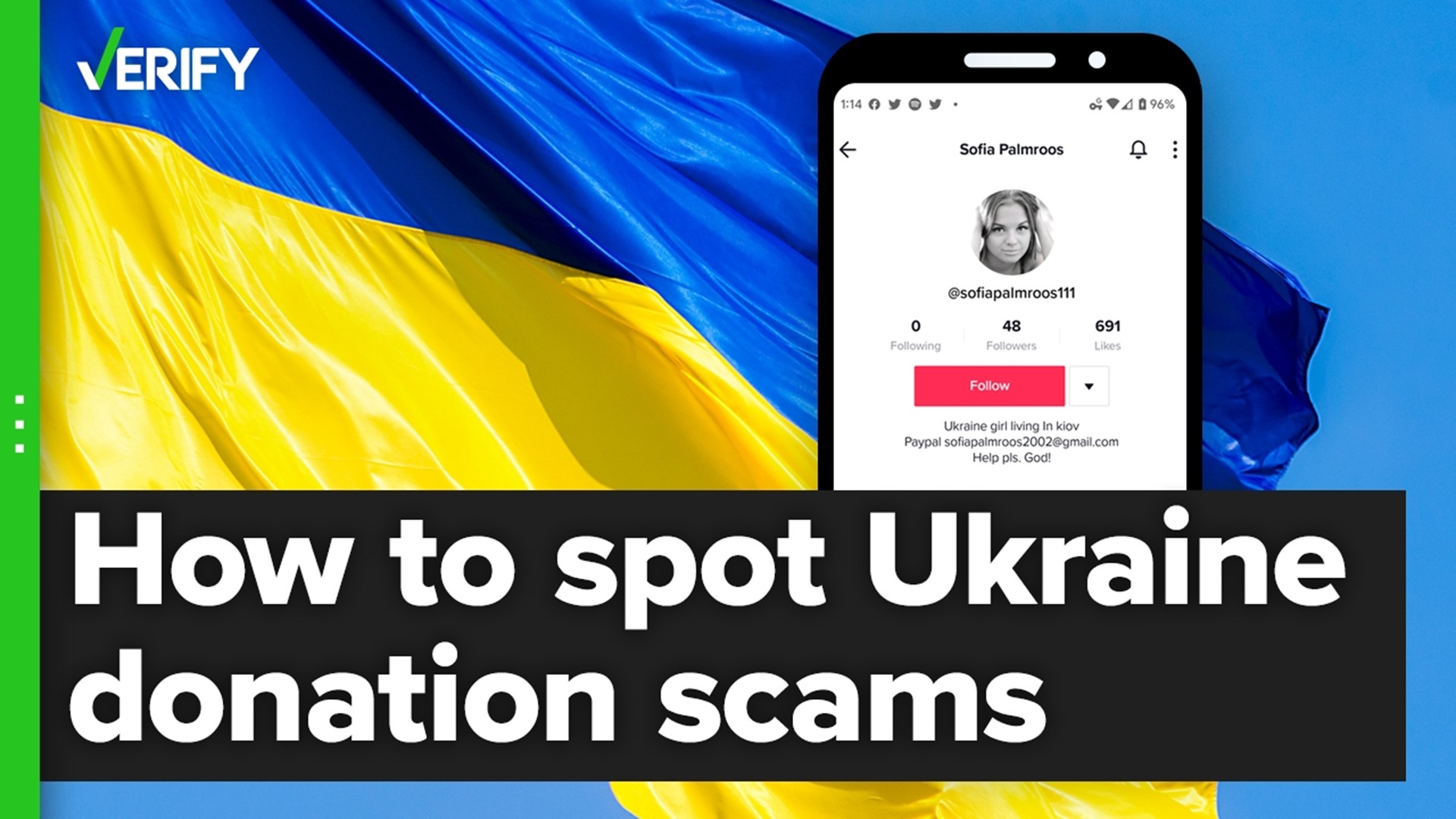 Following Russia’s invasion of Ukraine, many self-proclaimed Ukrainians have asked for donations on social media. We verify how to know which ones are untrustworthy.