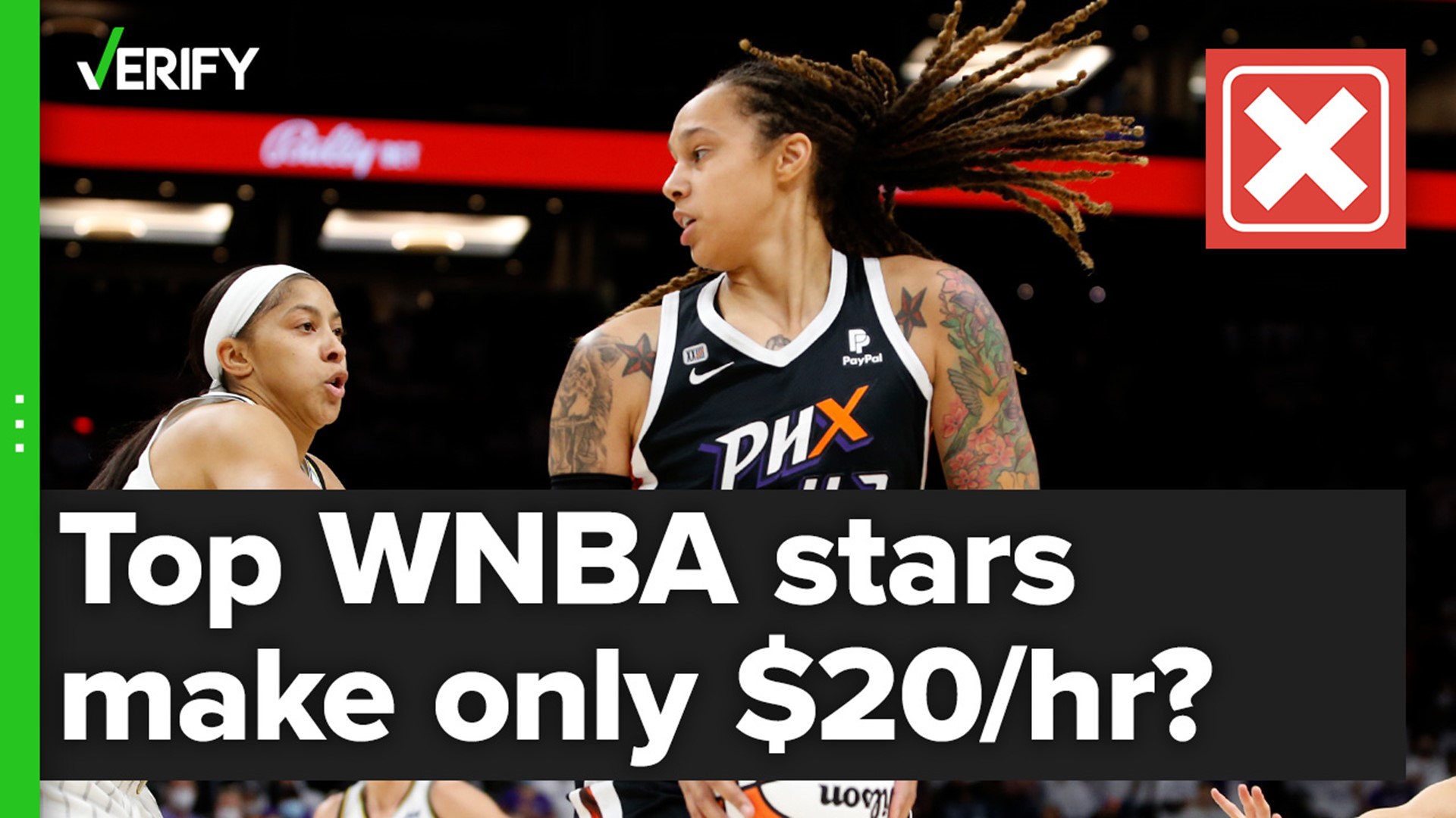 Top-tier WNBA players do not make only $20 an hour. They make more.