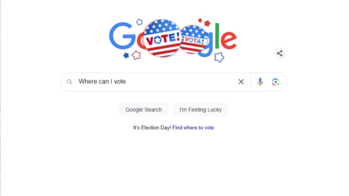 Yes, Google briefly displayed a map when users searched ‘where to vote Harris’ but not Trump