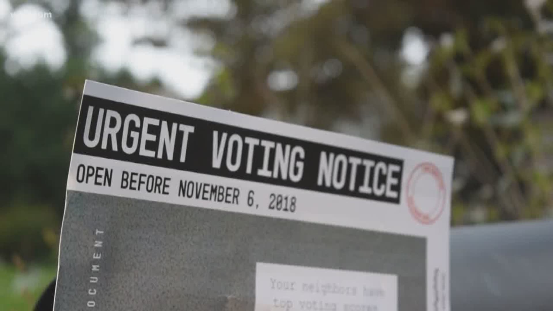 As election day approaches, you're probably noticing more candidate signs and more election pamphlets in your mailbox. But, there's one piece of mail that some say is an example of voter shaming.