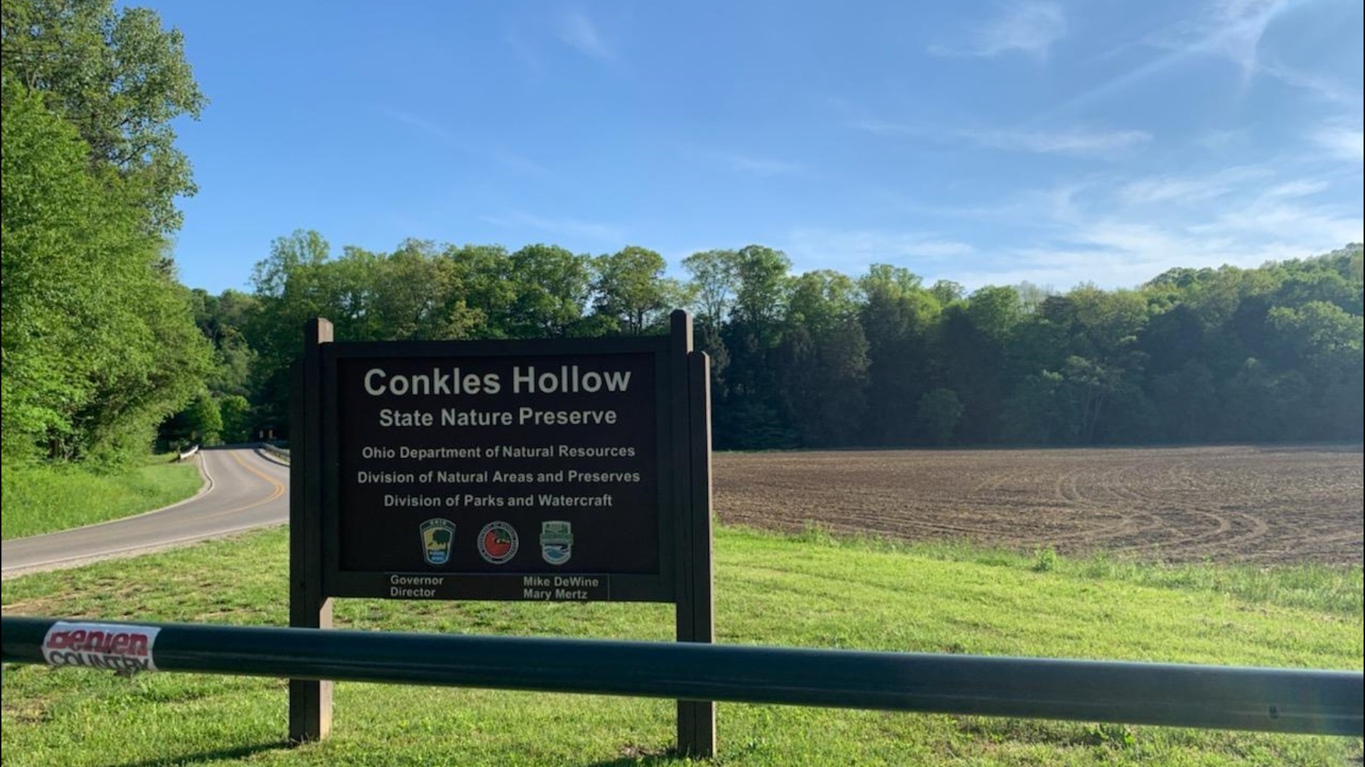 A person died after an uprooted tree struck them at Conkle's Hollow, amid Hocking County's heavy flooding.