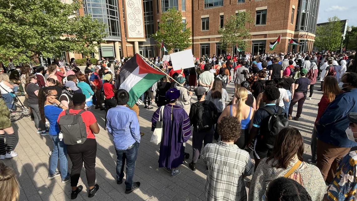 Protest over Israel-Hamas war concludes at Ohio State Wednesday - Vimarsana News