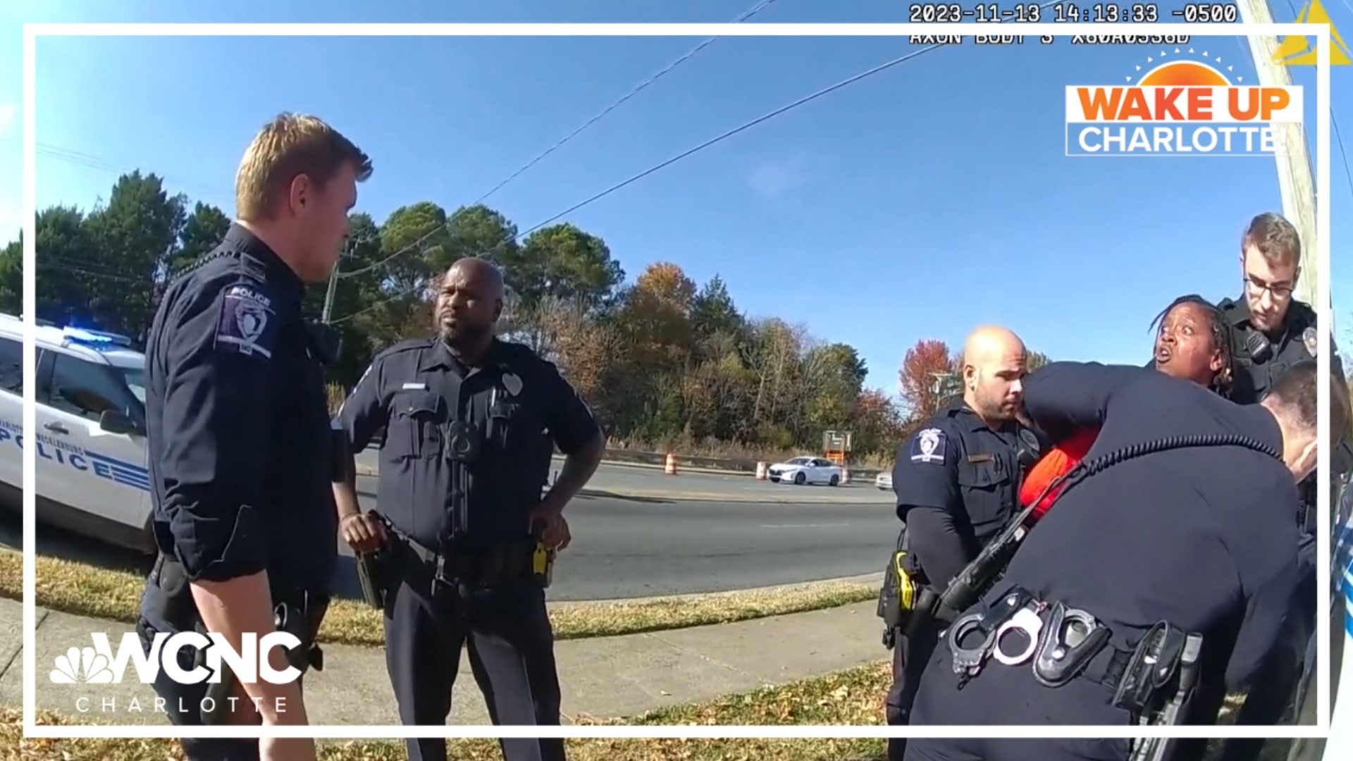 Body camera video from the controversial arrest of a woman in southwest Charlotte last month was released Tuesday morning by CMPD.