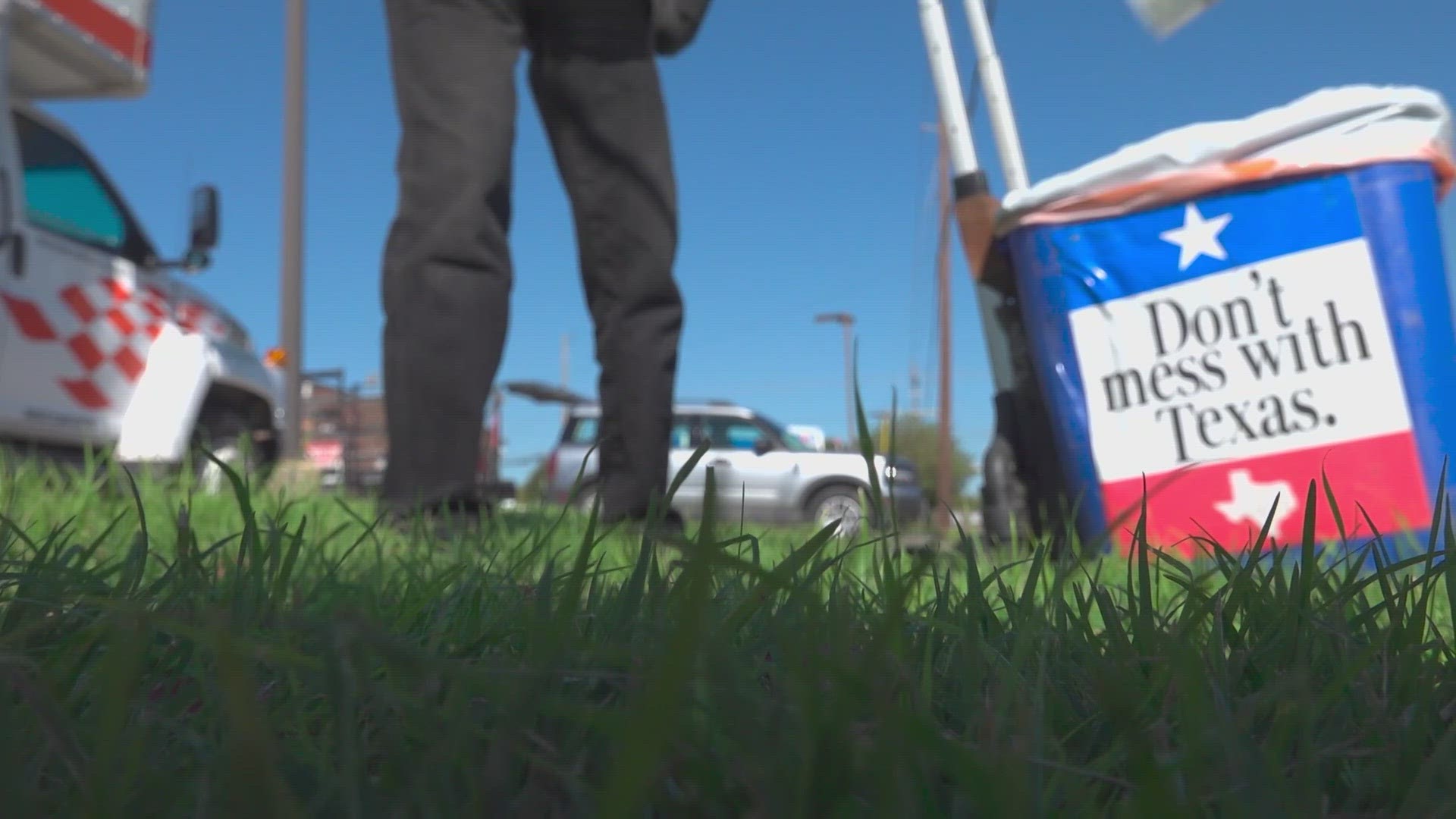 Kenneth's passion behind his pickup started 12 years ago when he saw someone litter at a Home Depot in Mesquite.