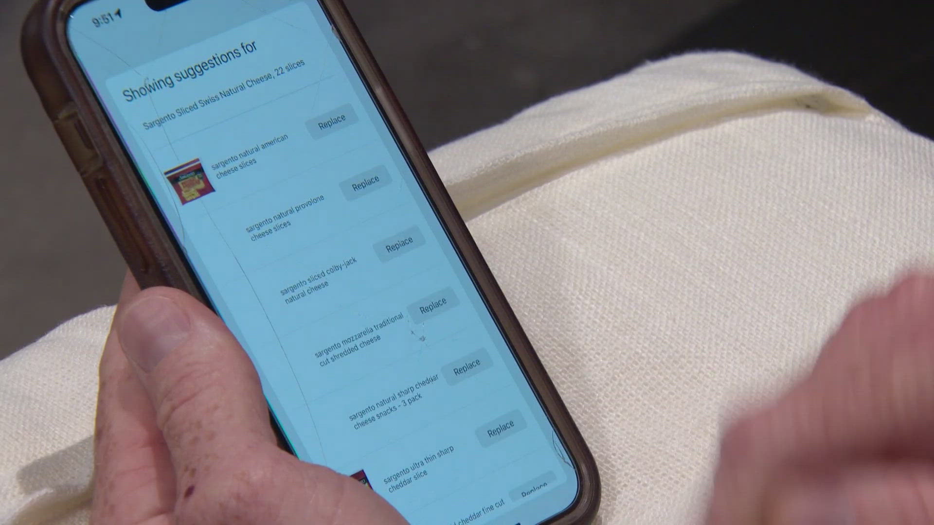 The app is designed to help shoppers save money by comparing the total cost of their grocery cart across major retailers in their area.