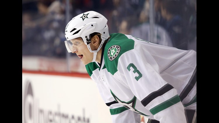 This Dallas Star is out with an injury. But his contribution off the ice is just as important.