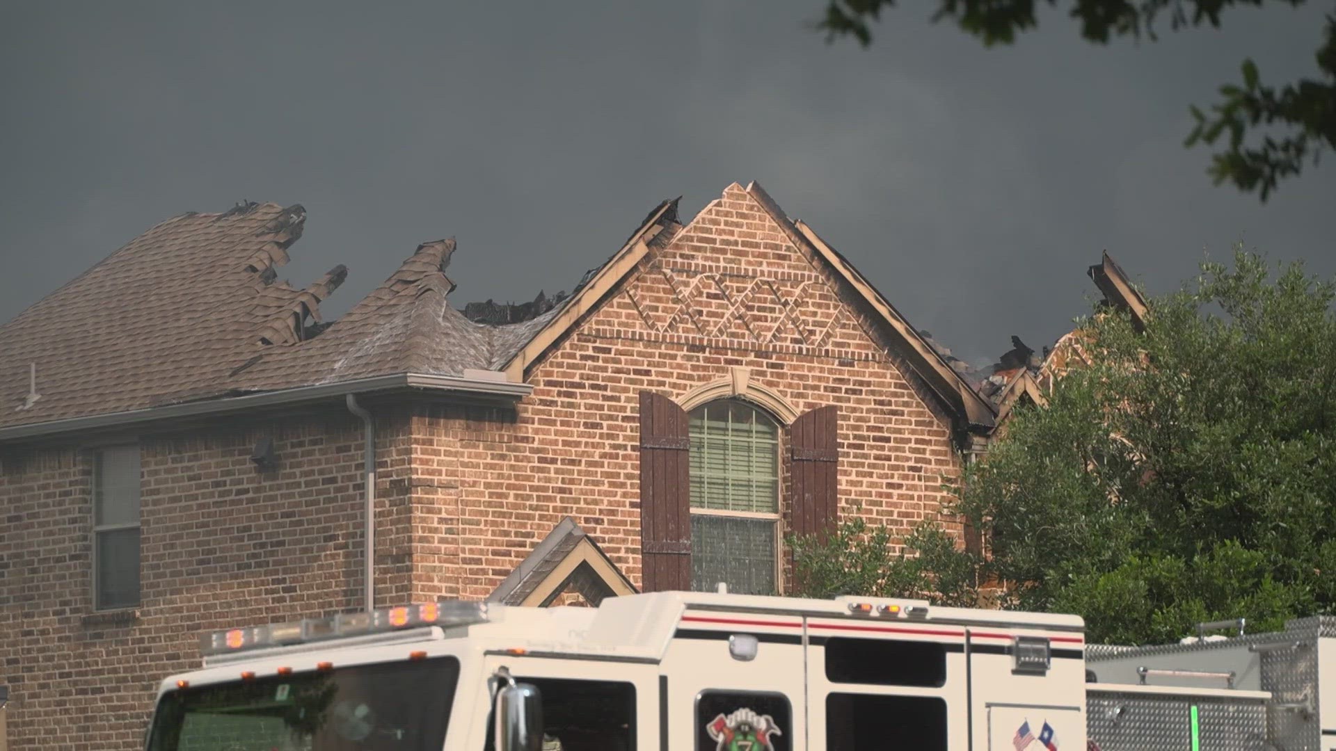 Both of the homes in the neighborhood were uninhabitable due to the extensive damage.