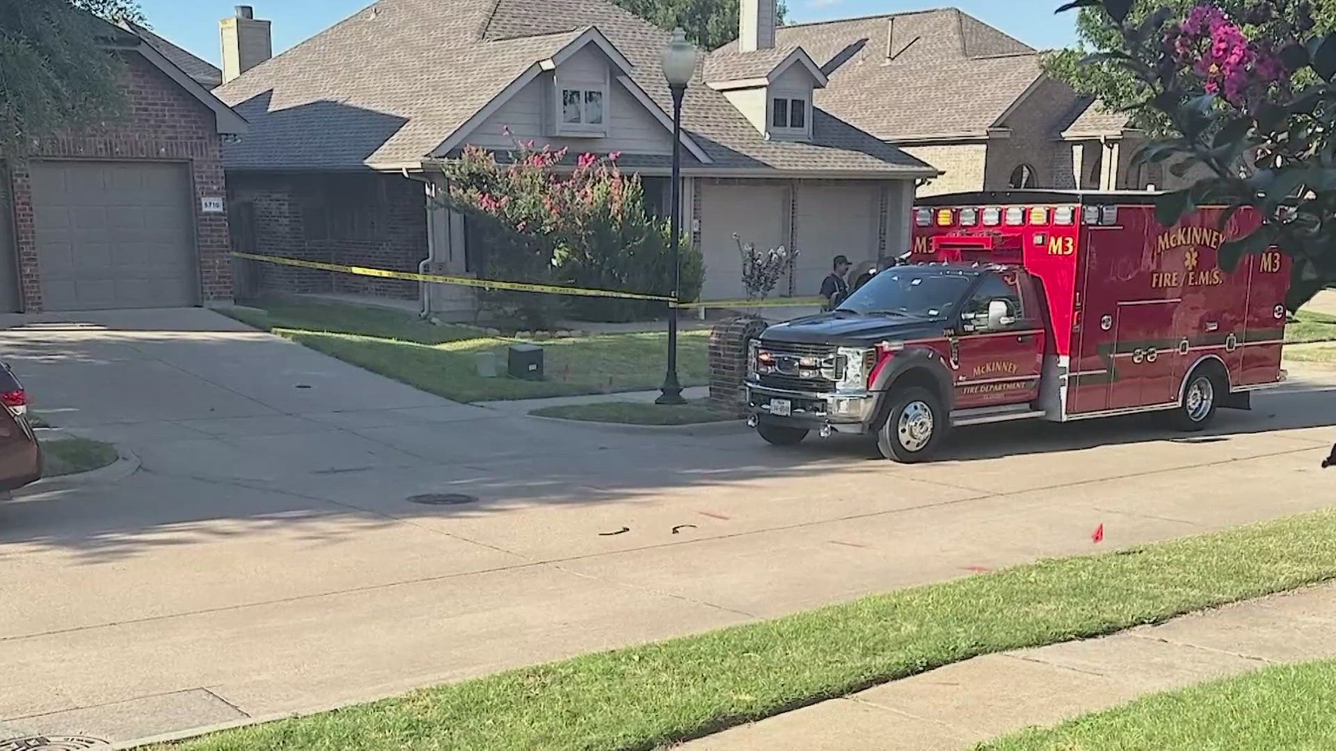 McKinney police and fire responded to a home after a family member requested a welfare check.