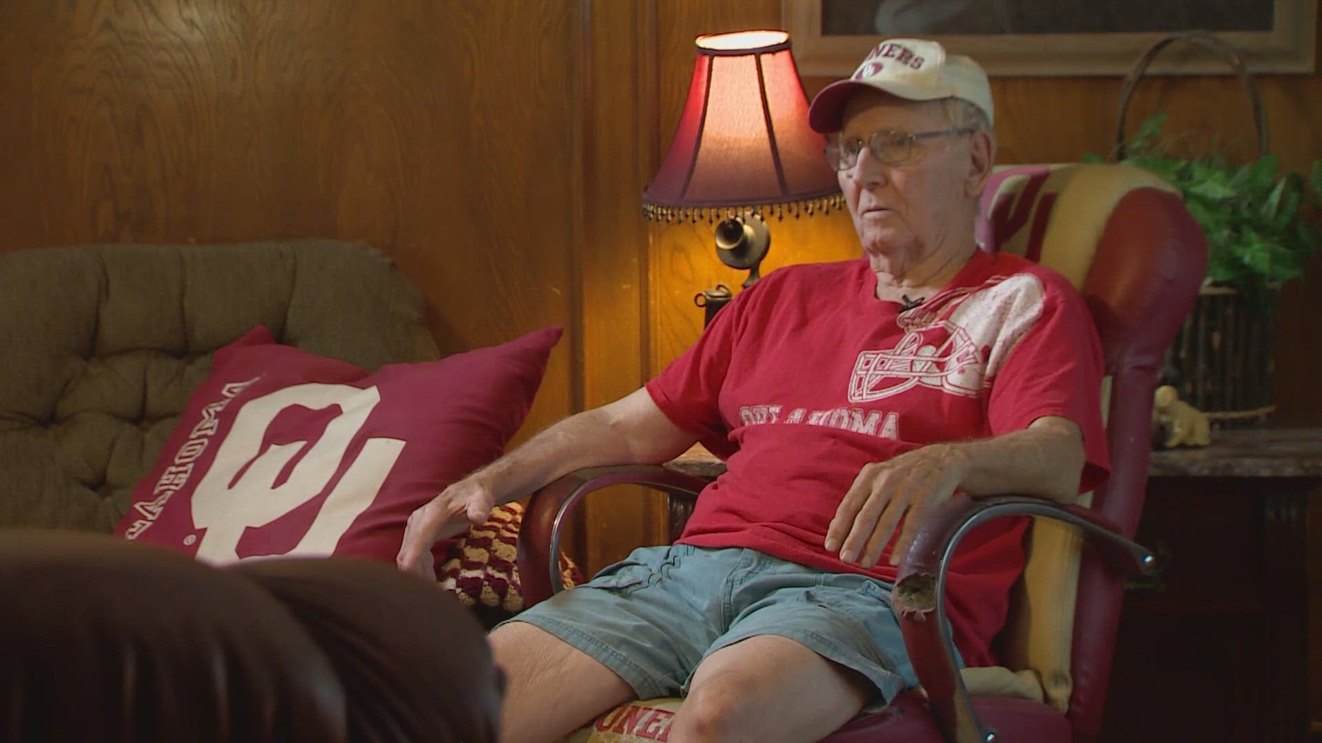 "There's no one around here that doesn’t know I’m from Oklahoma," he proudly states.