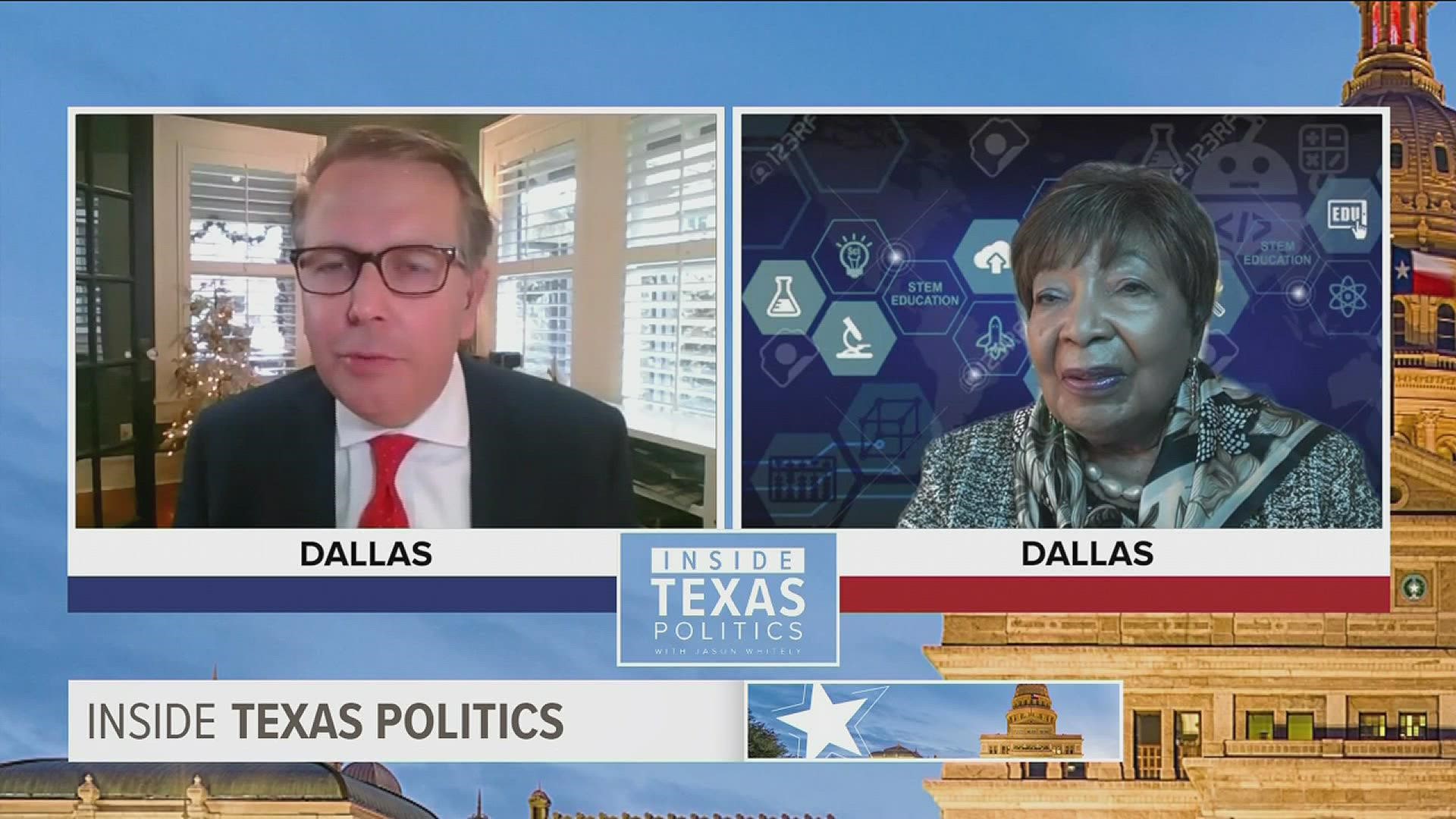 Rep. Johnson spoke to Inside Texas Politics about choosing her successor - and about her one regret as she heads into her last year in office.