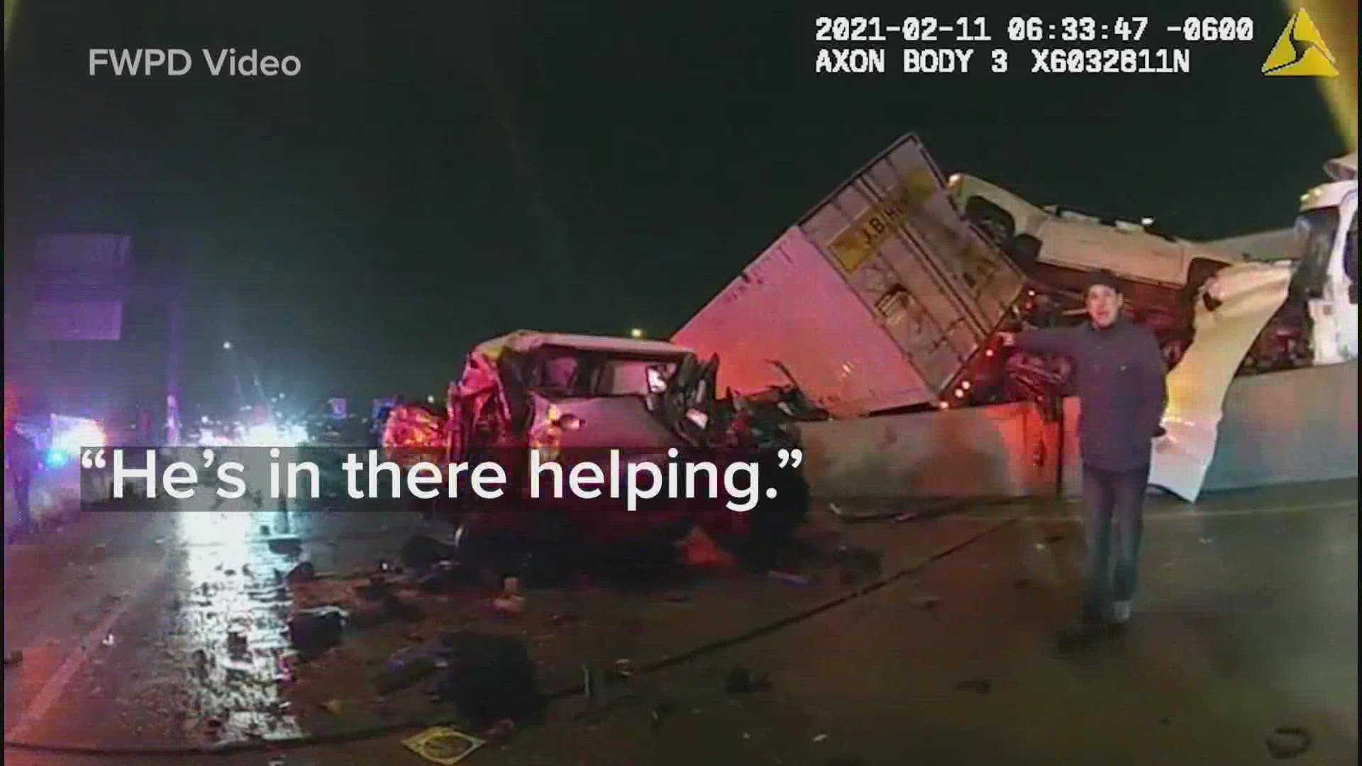 133 cars, trucks and 18-wheelers slammed into a pile stretching almost a quarter mile. Thirty-six people were injured, six people died.