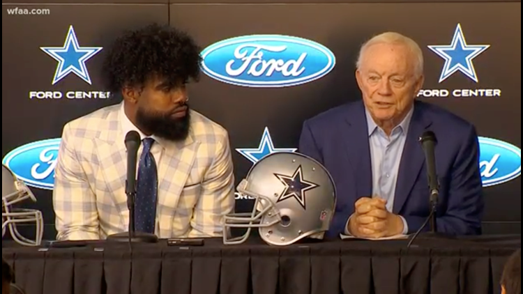 Jerry Jones Says He Would Go To The Mat For Zeke Kens5 Com