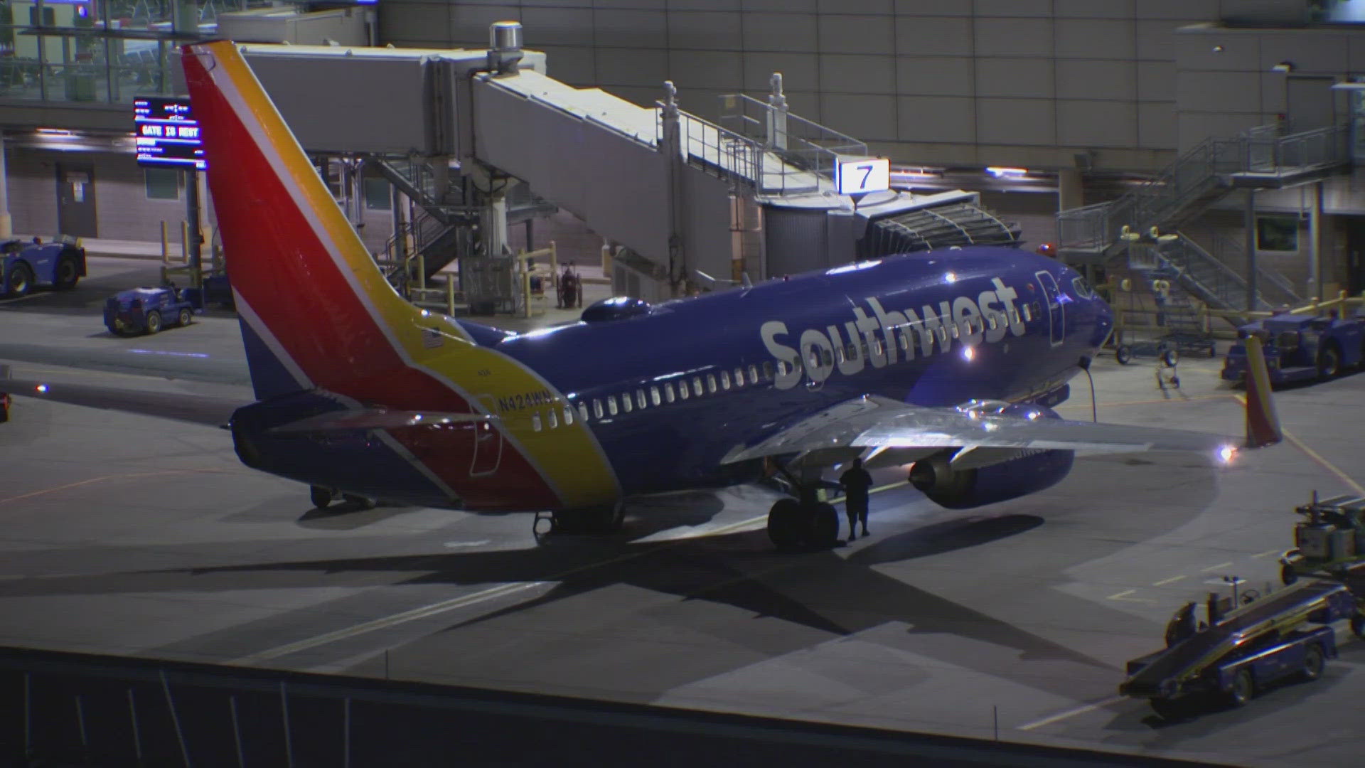 A family that was on a Southwest flight from Dallas Love Field says they were never told that the plane had been shot.