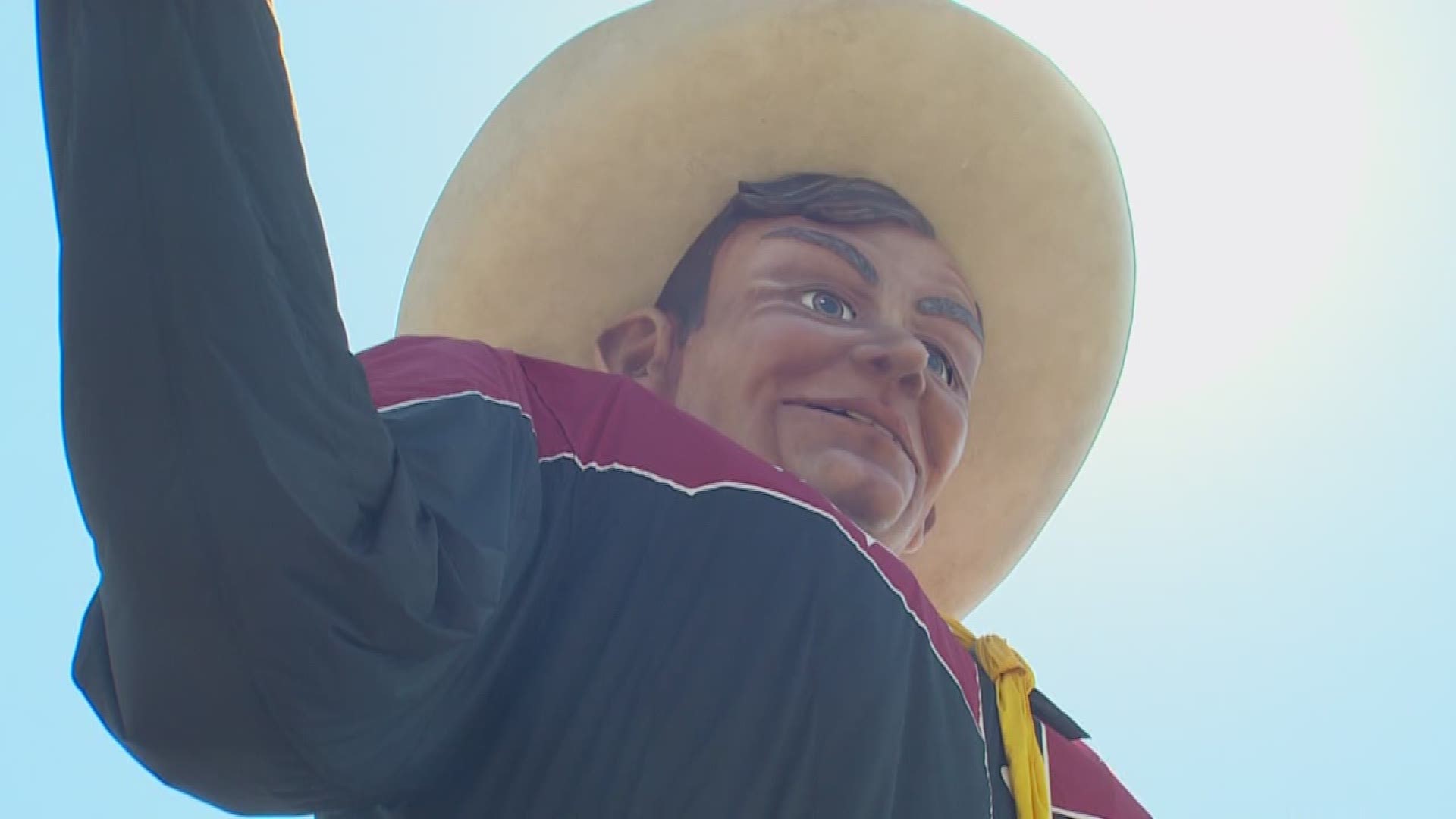 Big Tex goes up Friday!