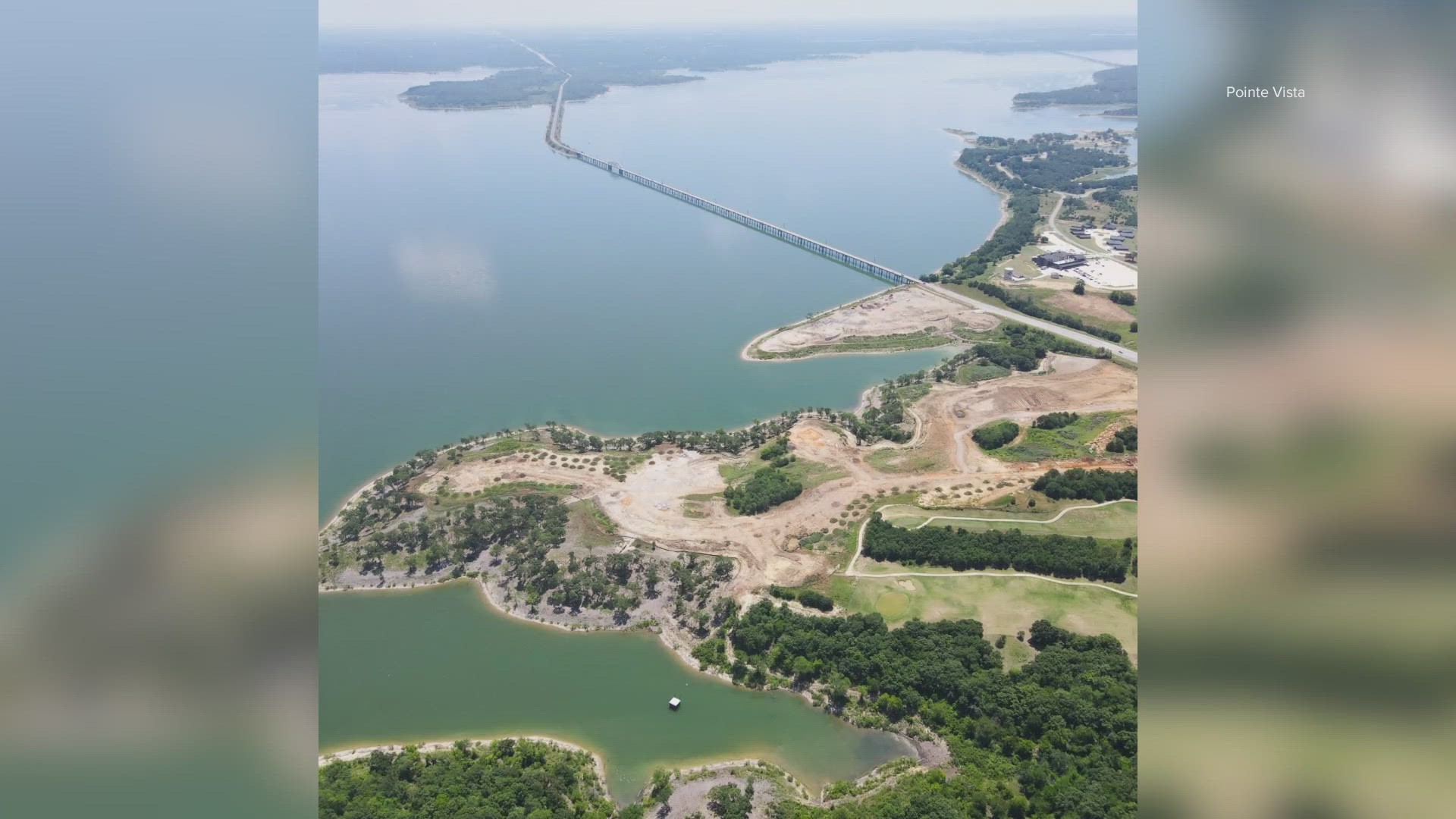 It's part of a 2,700-acre master-planned community designed to include a casino, golf course and more on the Oklahoma side of the lake.