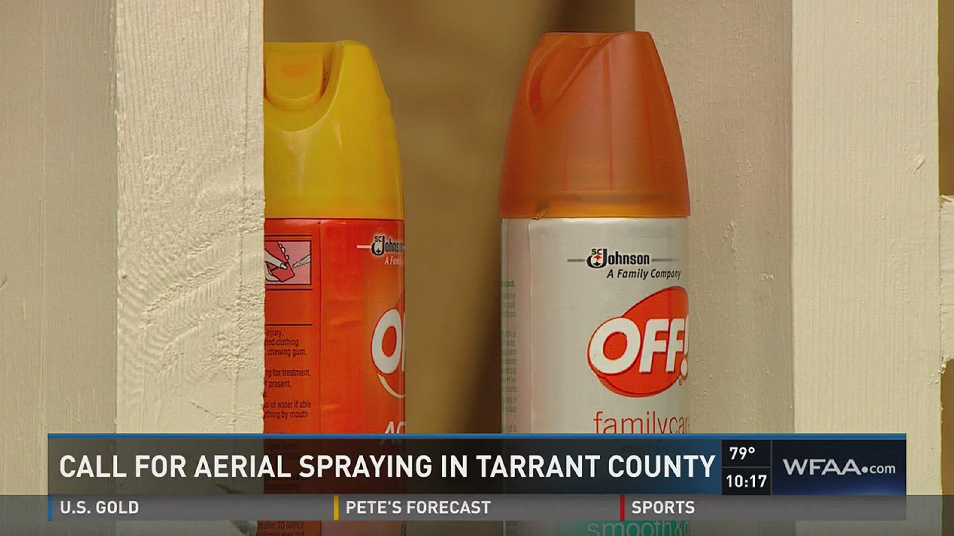 Call for aerial spraying in Tarrant County