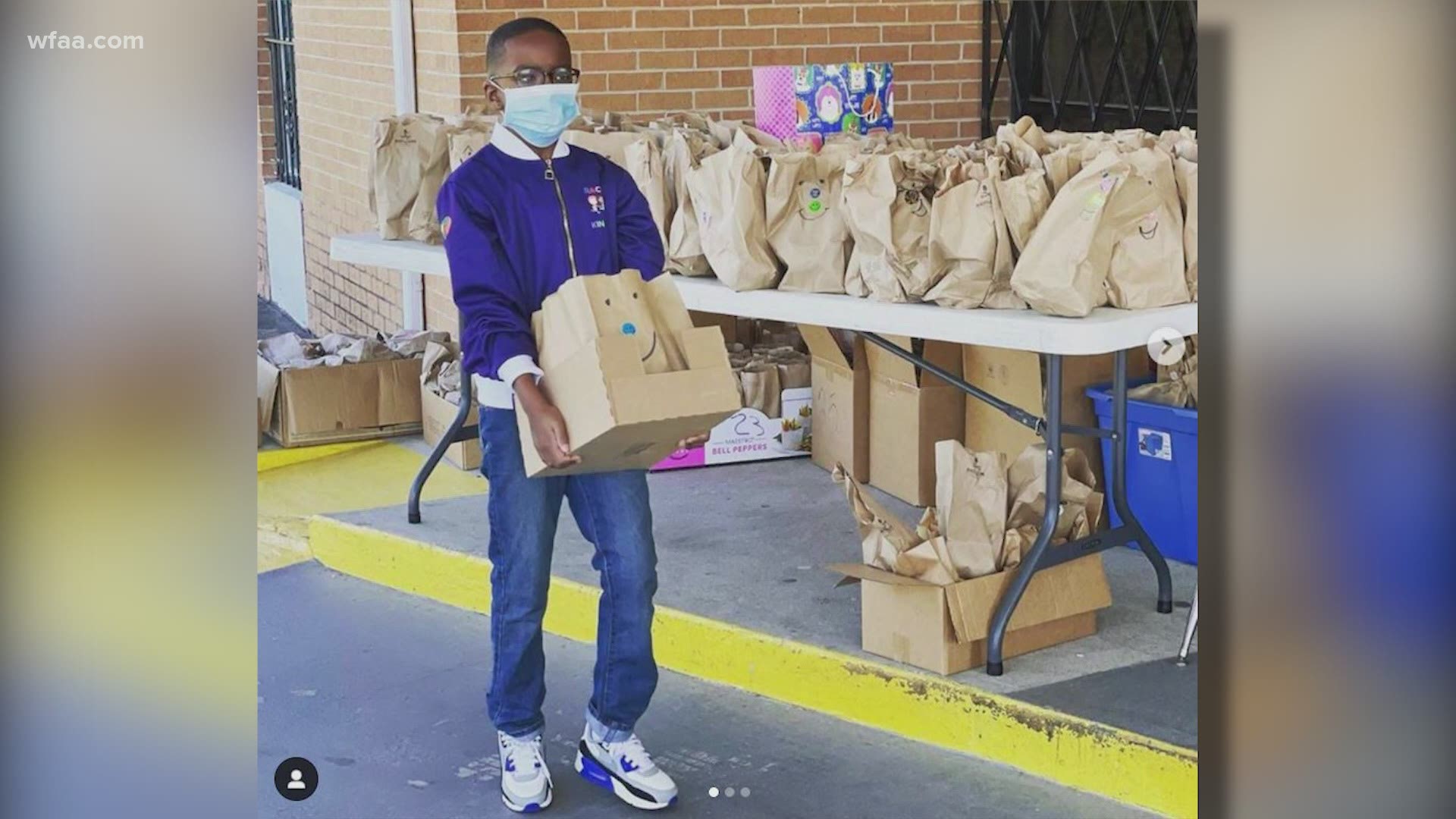 As of Friday, Nov. 13 Orion Jean had collected 42,523 meals.