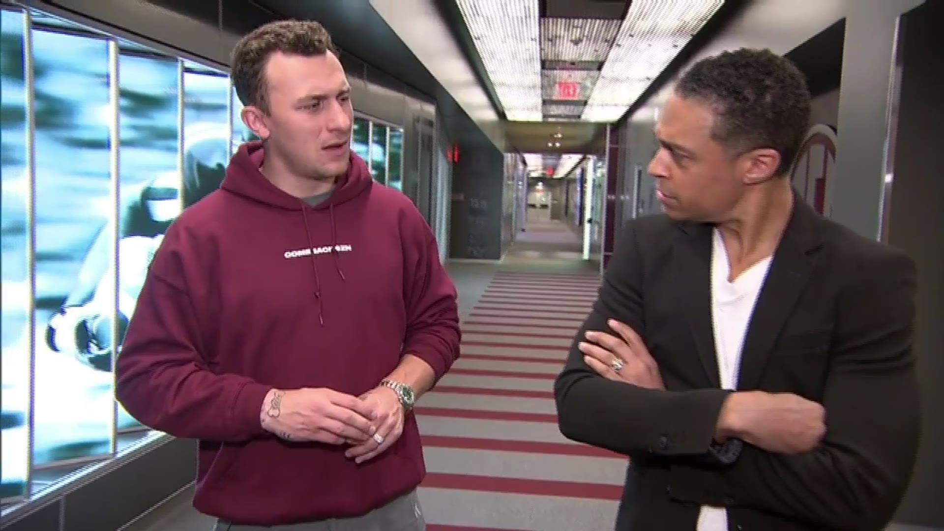 Johnny Manziel told GMA he's bipolar and has stopped drinking. Video: ABC