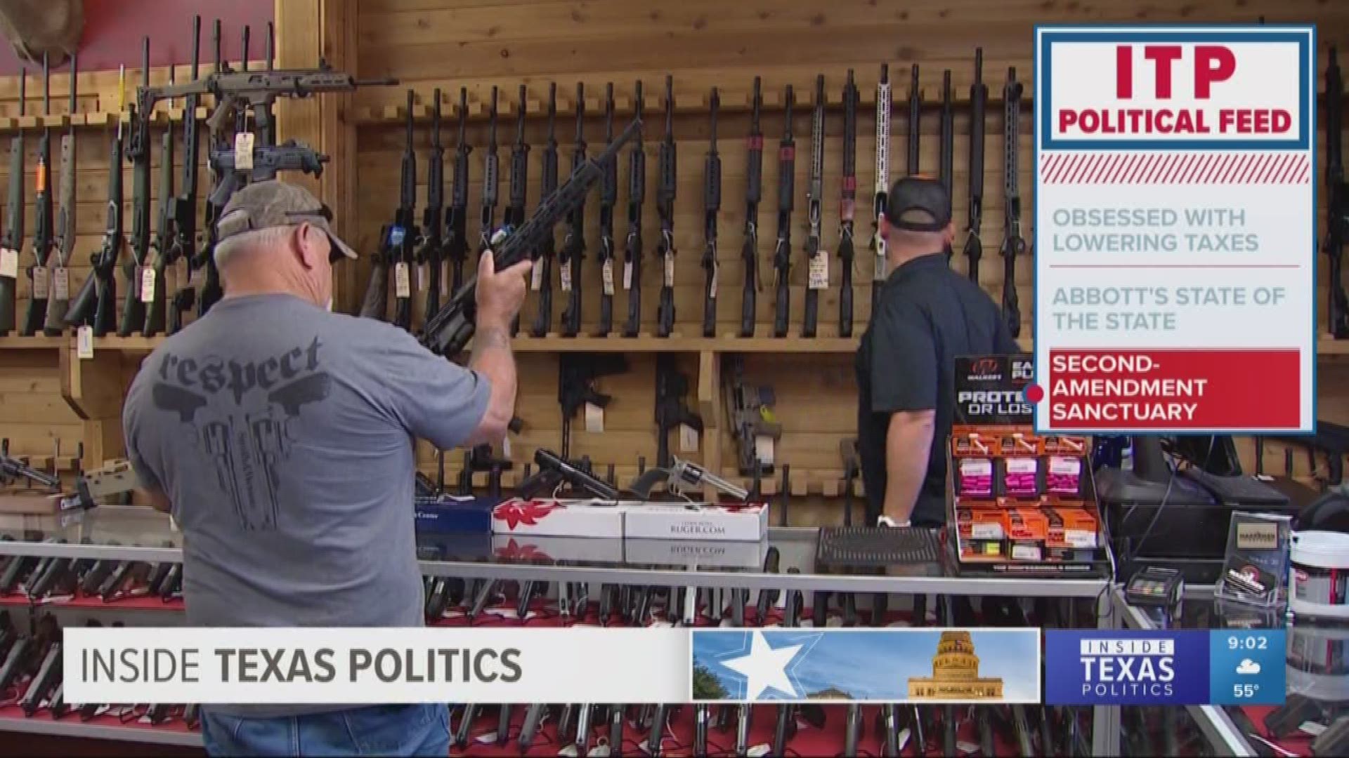 Host Jason Whitely takes a look at the big headlines  this week: talking about taxes, the state of Texas and a possible new Second Amendment sanctuary.