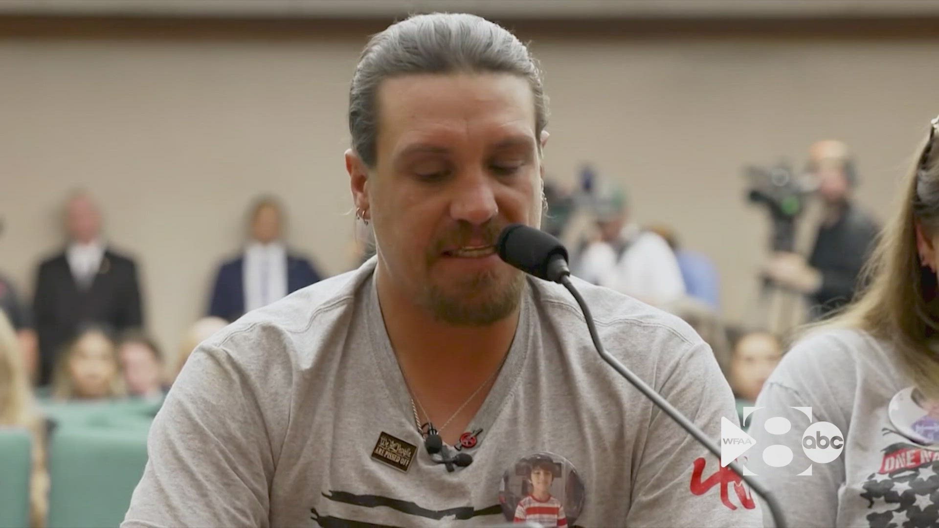 Brett Cross, Uziyah Garcia's father, traveled to the Texas State Capitol weekly to remind legislators of his son.