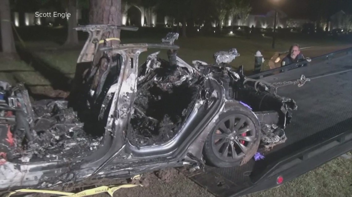 NTSB Report Has Initial Findings Of Deadly Texas Tesla Crash | Kens5.com