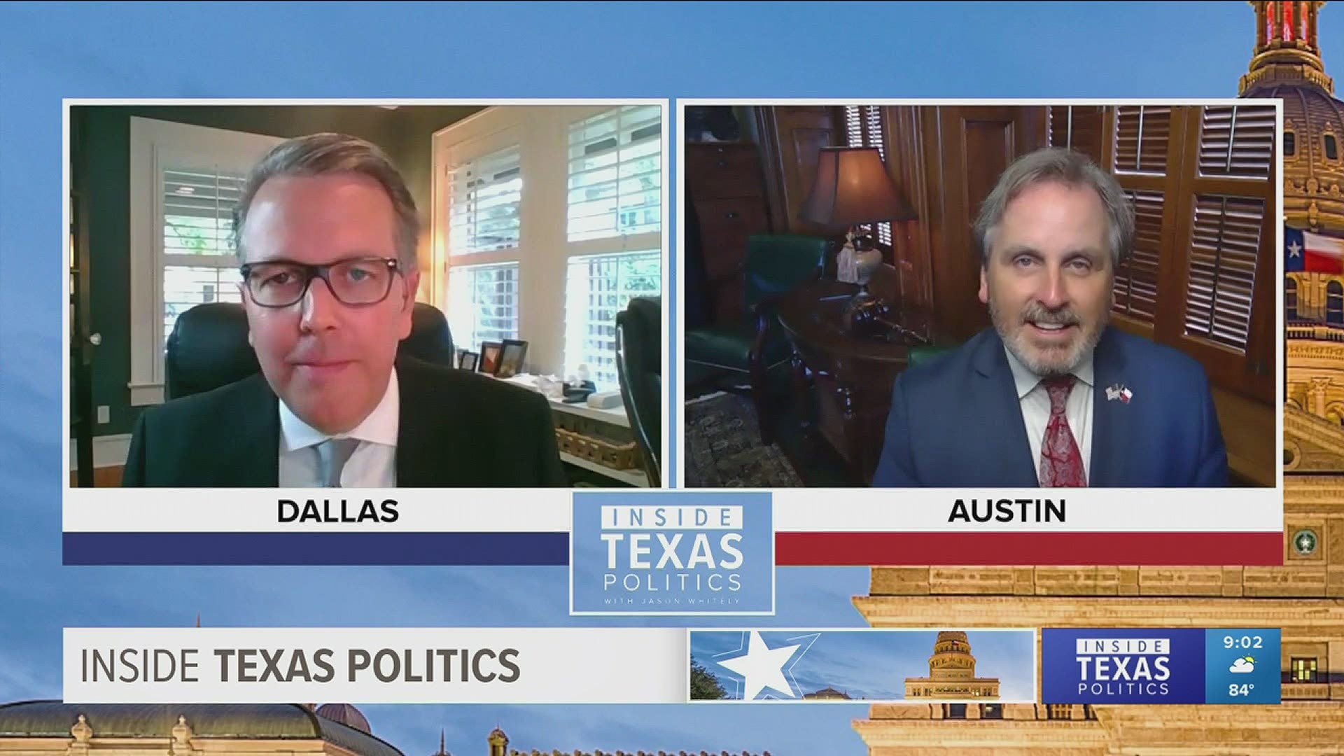Sen. Bryan Hughes is the author of Senate Bill 1, the controversial election bill in Texas. He said it could come to the Senate floor for a vote as early as Tuesday.
