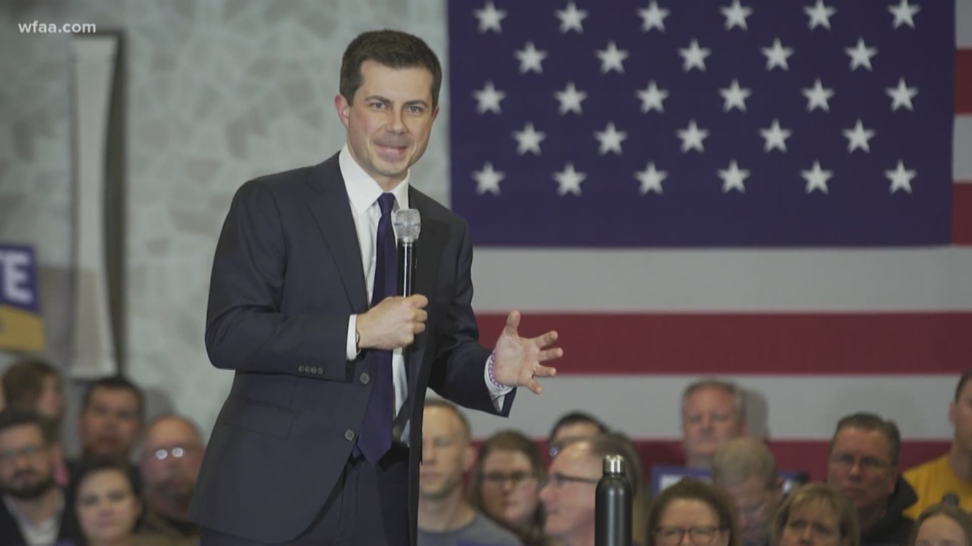 Buttigieg made the case to his supporters that it’s time for a younger generation of Democrats to take the lead in the party.