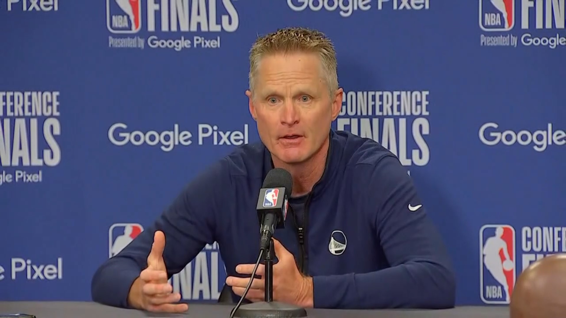 Before Game 4 of the NBA Western Conference Finals, Kerr delivered an impassioned plea, calling for change: "When are we going to do something?"