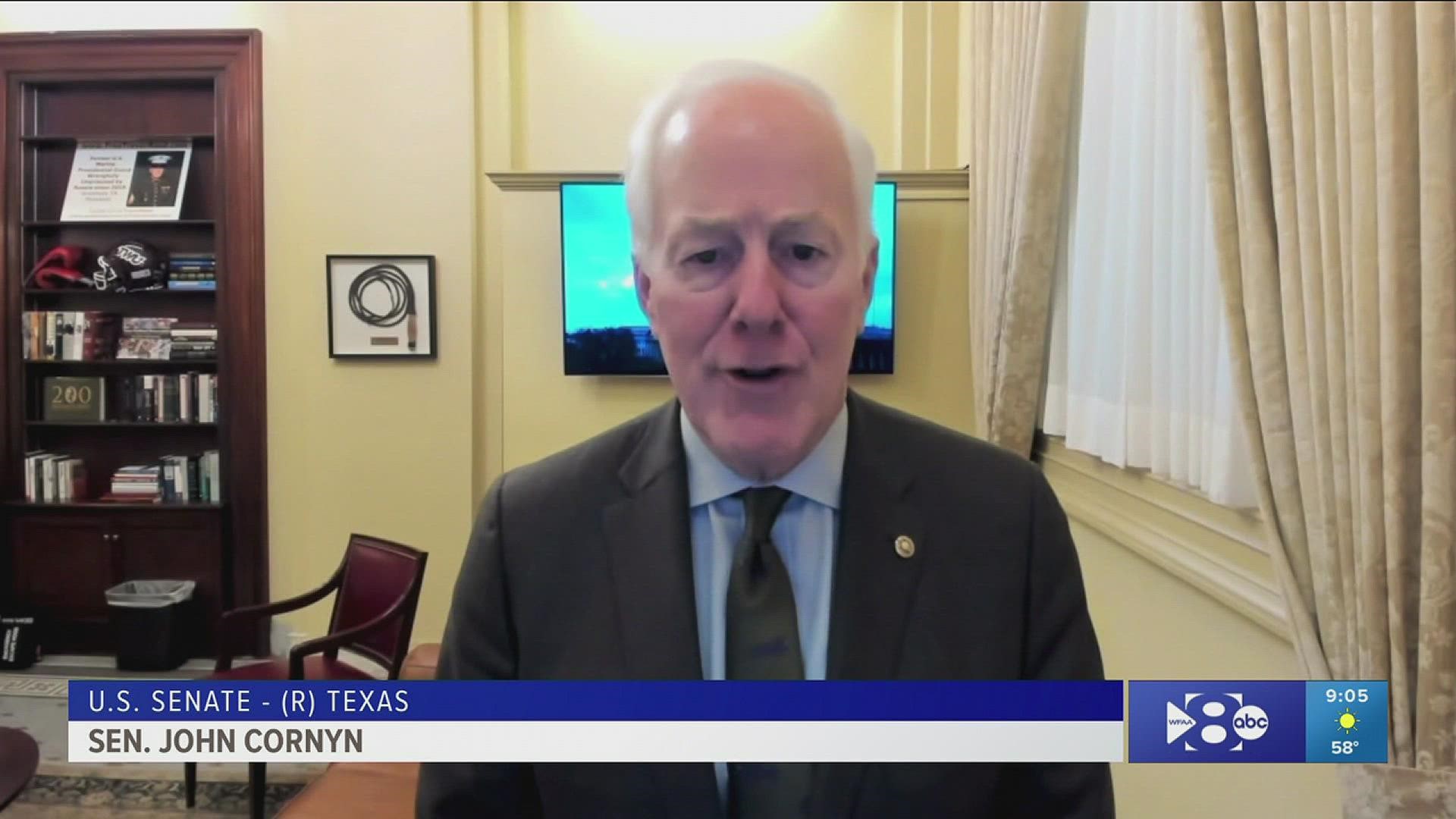 Sen. John Cornyn says he is a solid “no” when the Senate Judiciary Committee votes on the SCOTUS nomination on Monday, April 4.