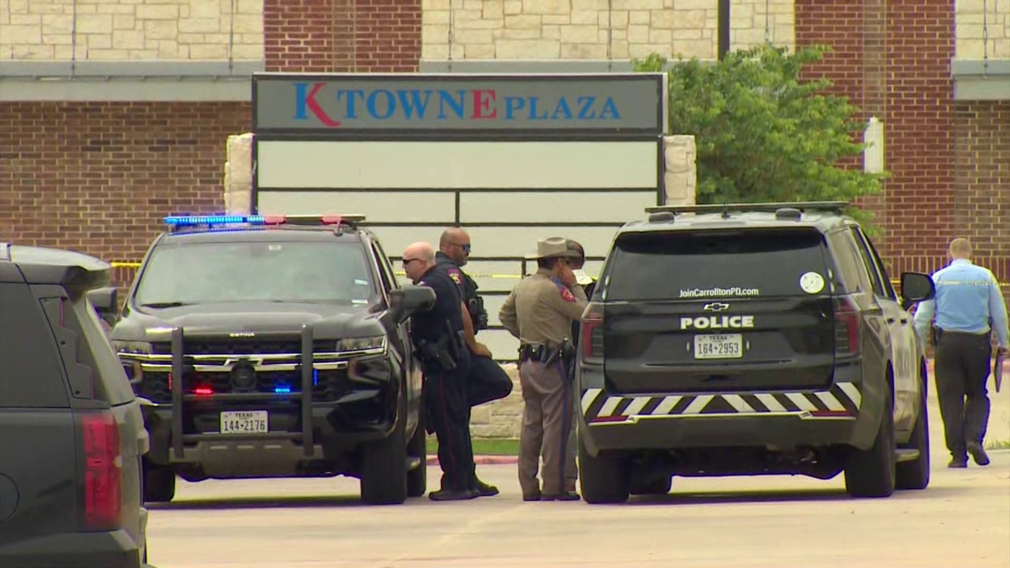 Two people were killed, and three people were injured after a shooting at Carrollton's Ktowne Plaza. The suspect was arrested at a nearby H Mart.