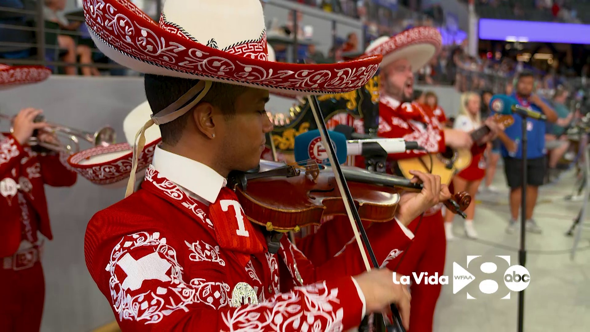 One Saturday a month during baseball season, this team of eight musicians comes together from all over the state.