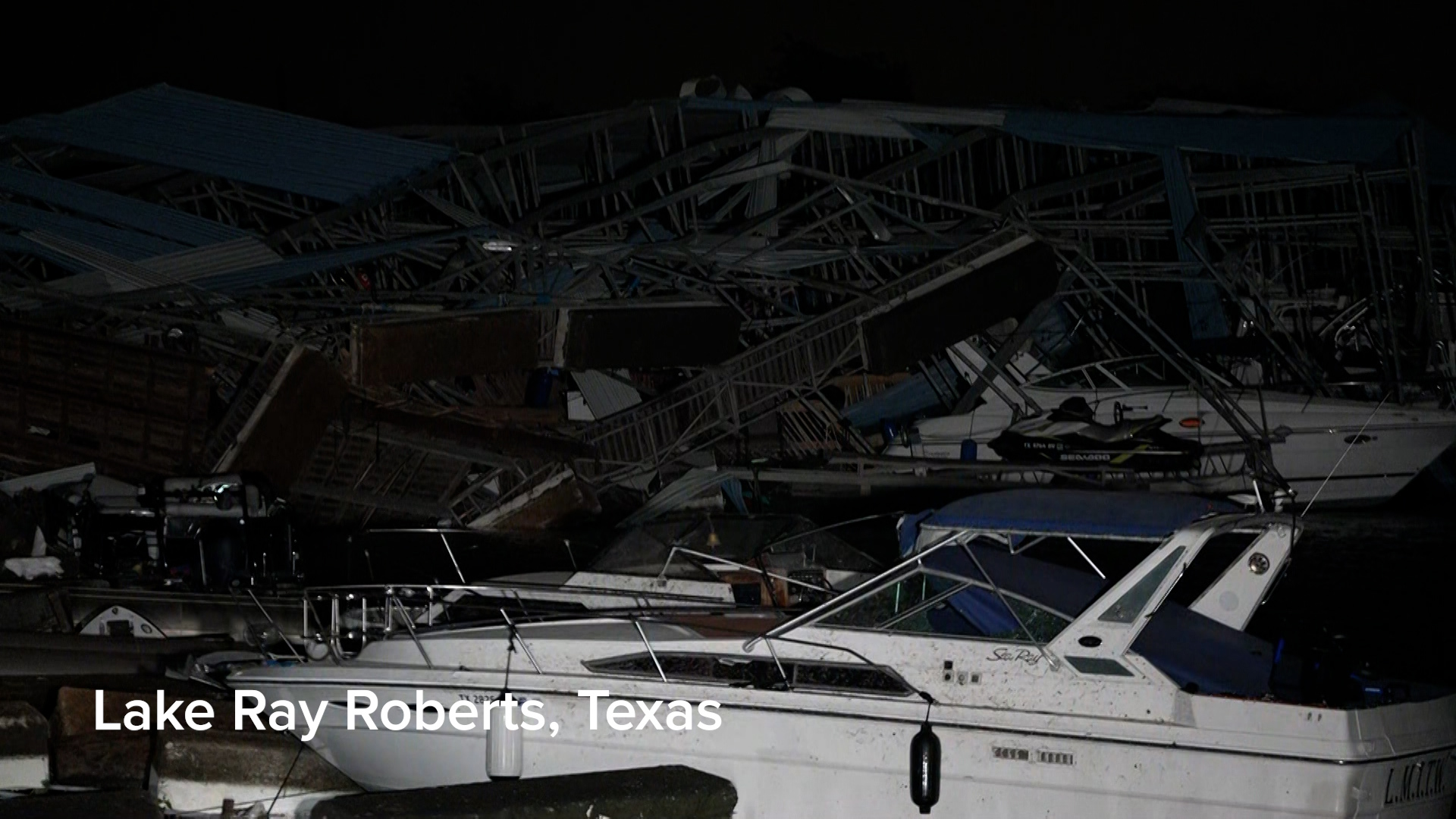 WFAA photographers and reporters take a survey of the damage wrought by the reported tornado that hit North Texas on Saturday, May 25, 2024.