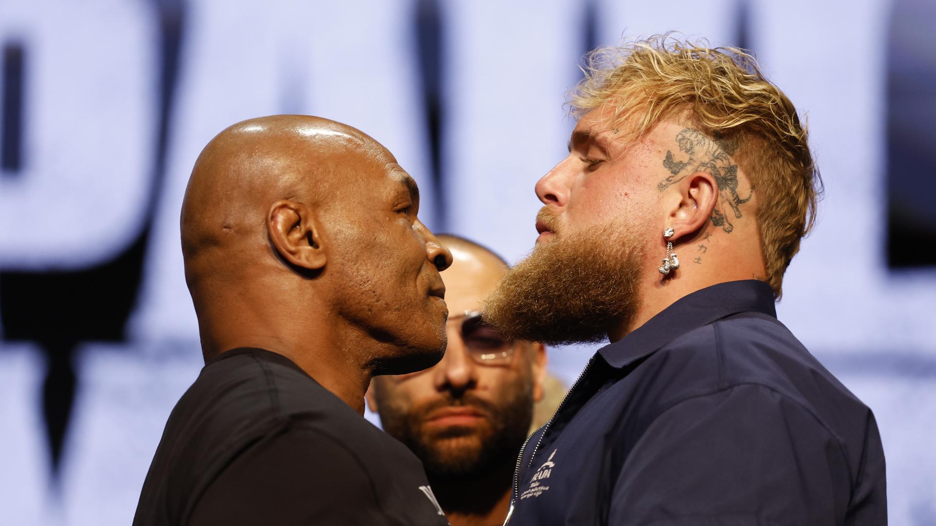 At the iconic Apollo Theater in New York, Jake Paul and Mike Tyson came face to face for the first time since the fight was announced. Here are the highlights.