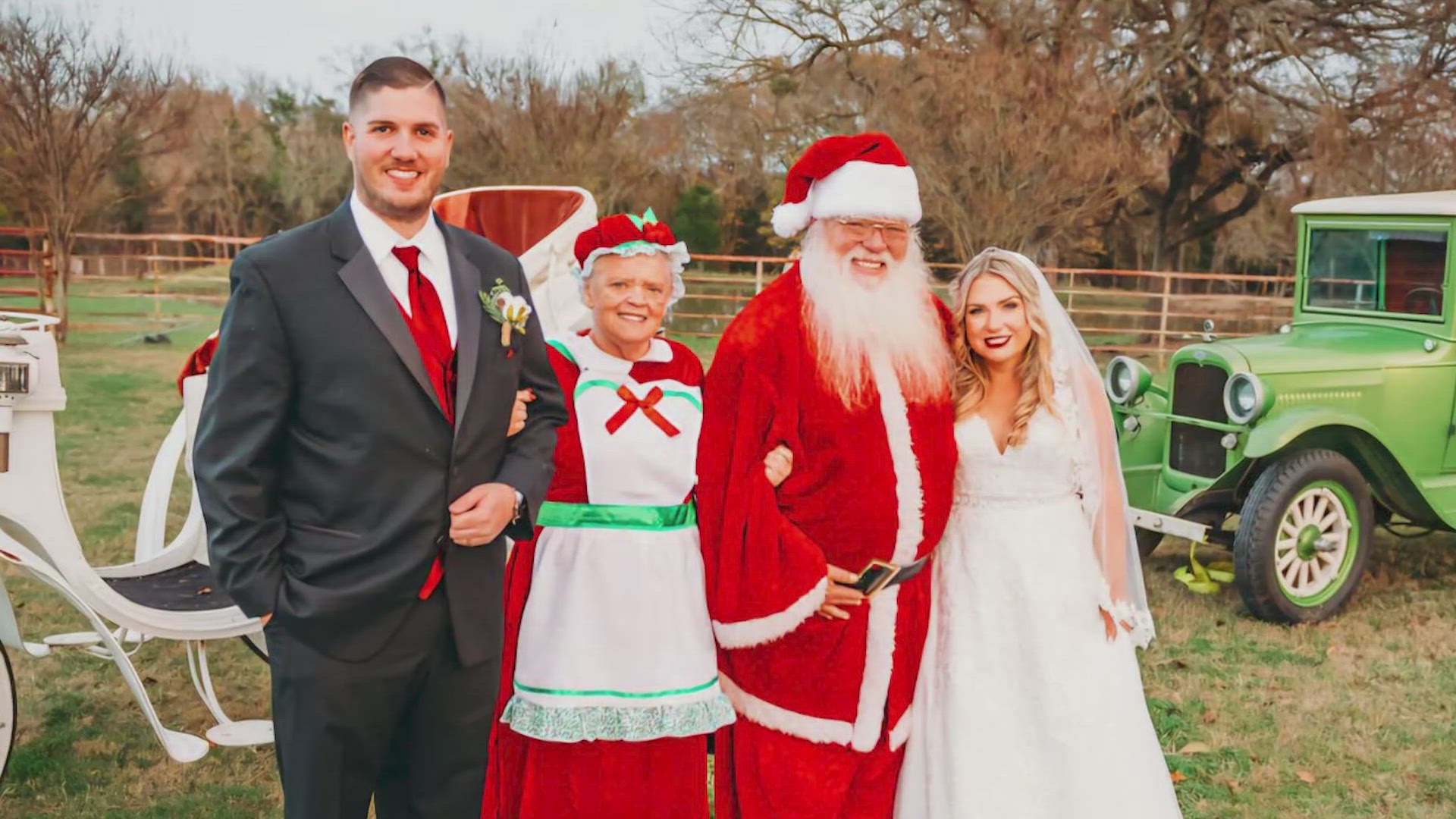 Three years ago, a mysterious Santa and Mrs. Claus added a dose of magic to a Christmas-themed wedding. Now, the married couple needs help tracking them down. 