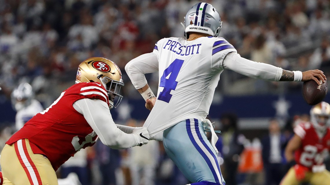 Dak Prescott upset about Niners playoff loss question