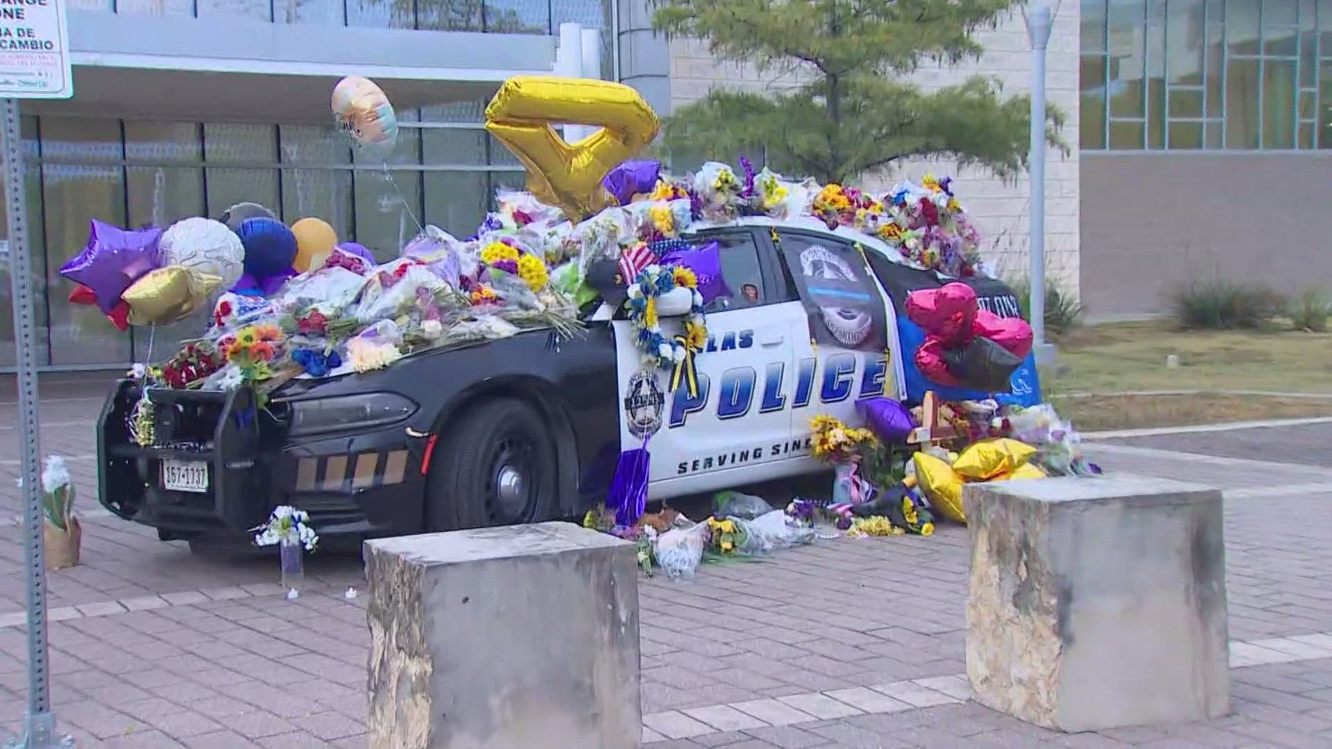 Memorials for the officer took place over the weekend and will continue through the week.