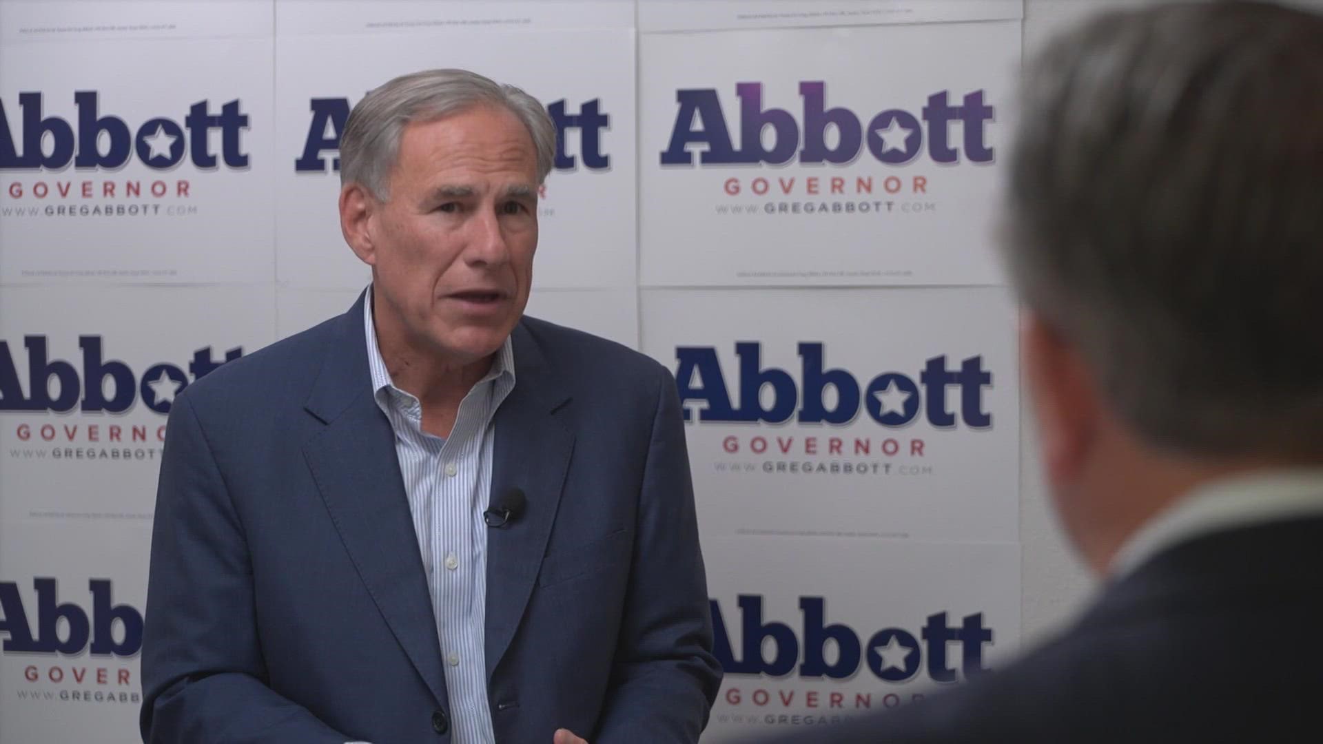 Gov. Abbott sits down with Jason Whitely to discuss issues ranging from abortion to Uvalde, property taxes to his Presidential ambition