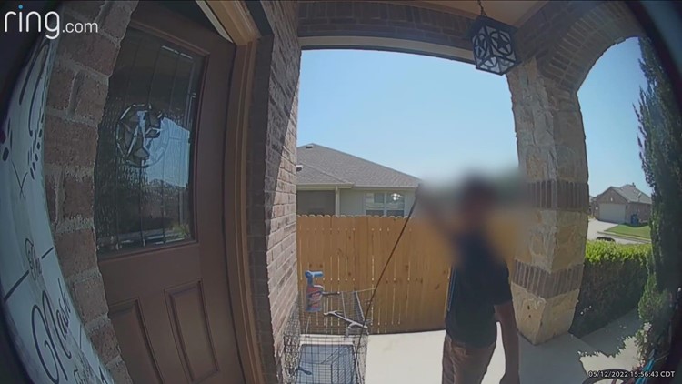 Video shows boy hitting Forney family's door with whip; father arrested after gun goes off, officials say