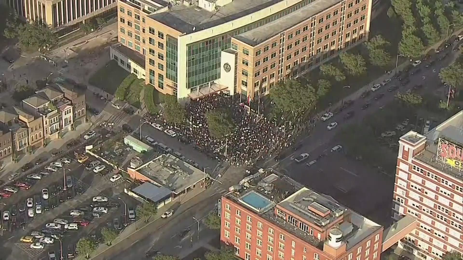 Protests in honor of George Floyd and Breonna Taylor took place Friday evening in Dallas and Fort Worth, with tense moments between protesters and police in Dallas.