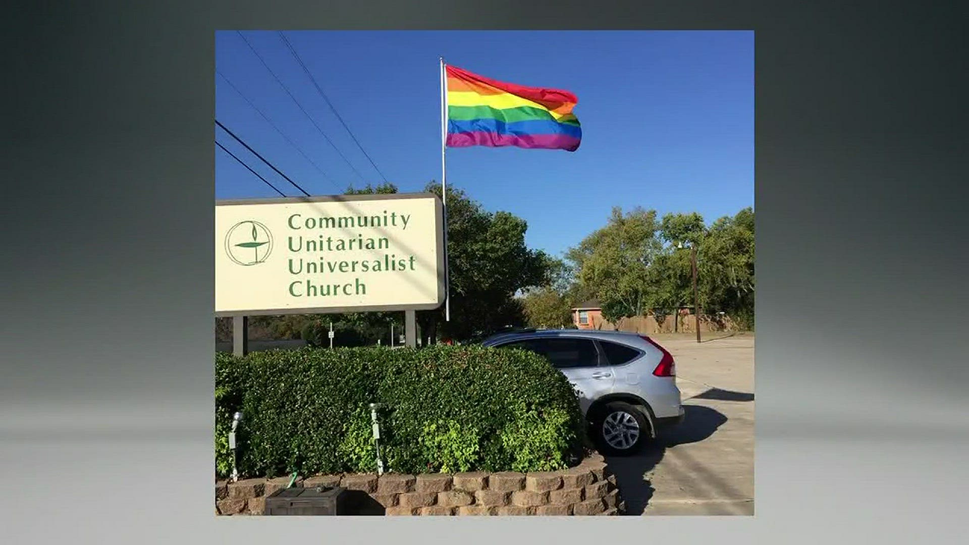 Rainbow flag stolen from Plano church