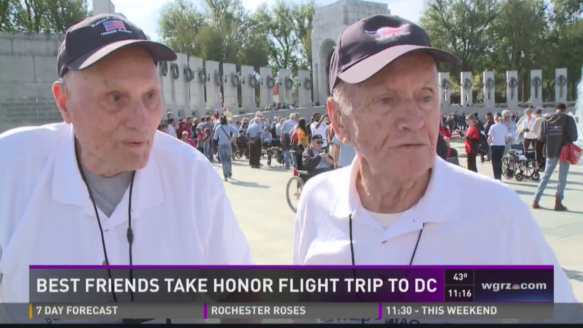 Best friends take honor flight trip to DC