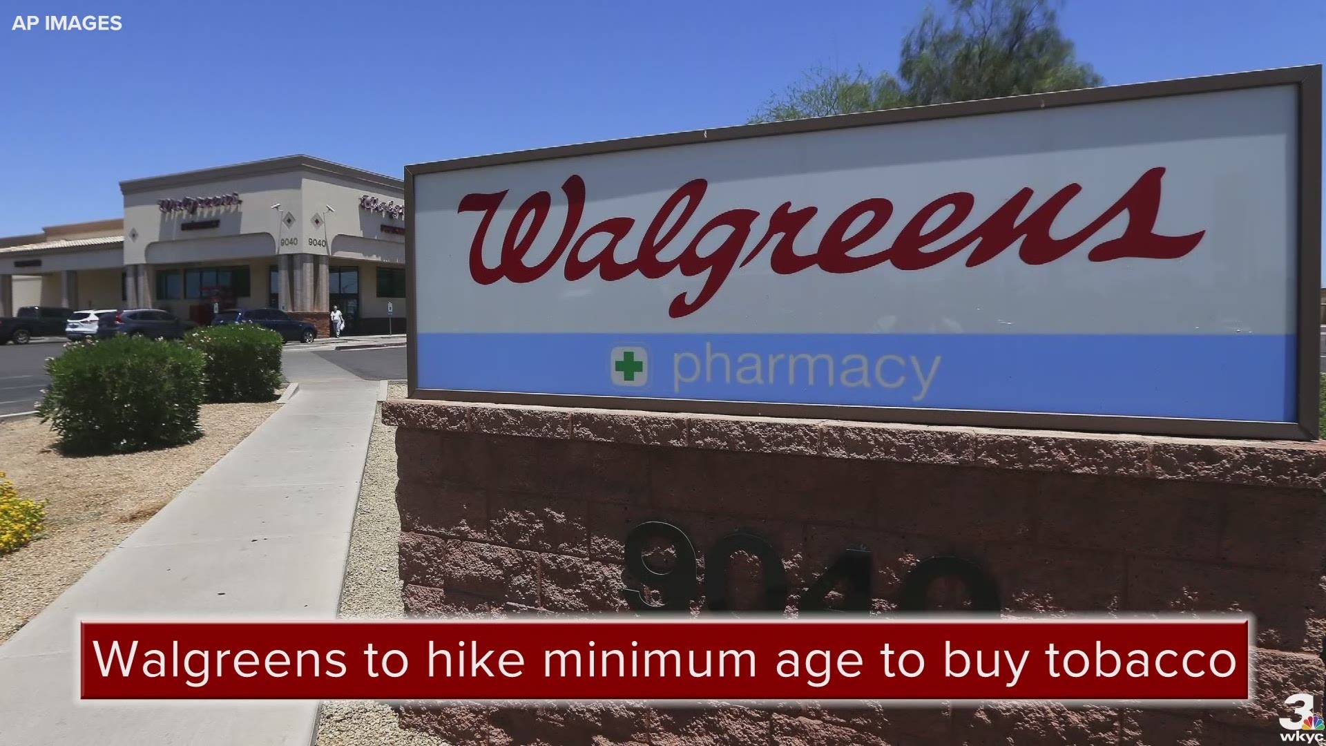Walgreens to hike minimum age for store tobacco sales to 21