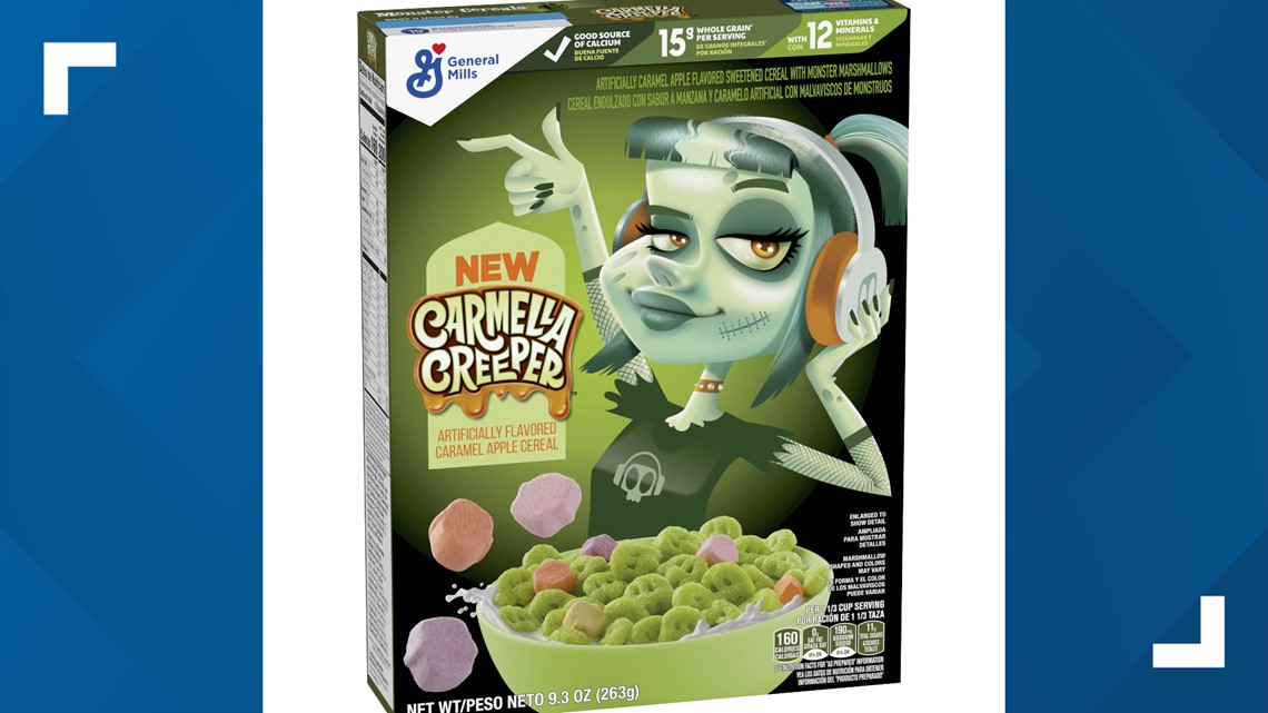 Monster Cereals 2023 Carmella Creeper joins new Halloween lineup