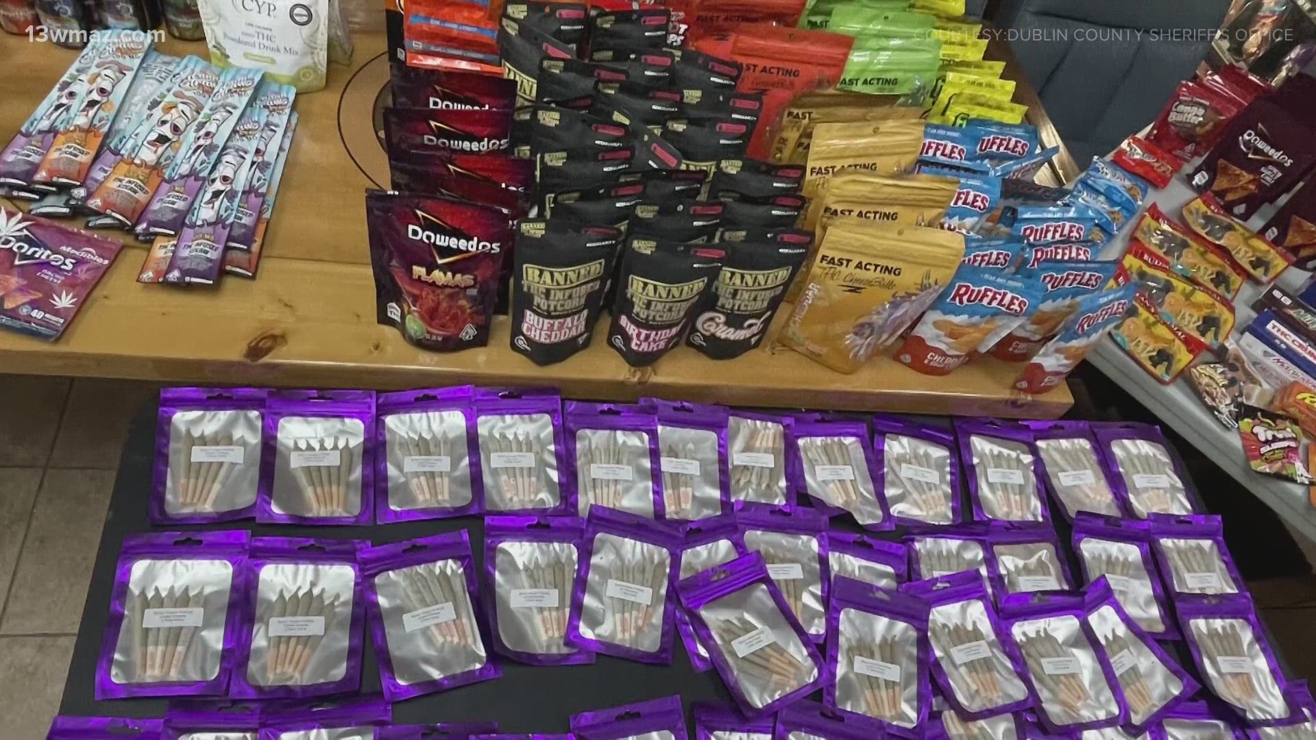 42-year-old Raphiel Wright is facing a string of drug charges after selling and possessing 30-40 pounds of marijuana, many looking similar to popular snacks.