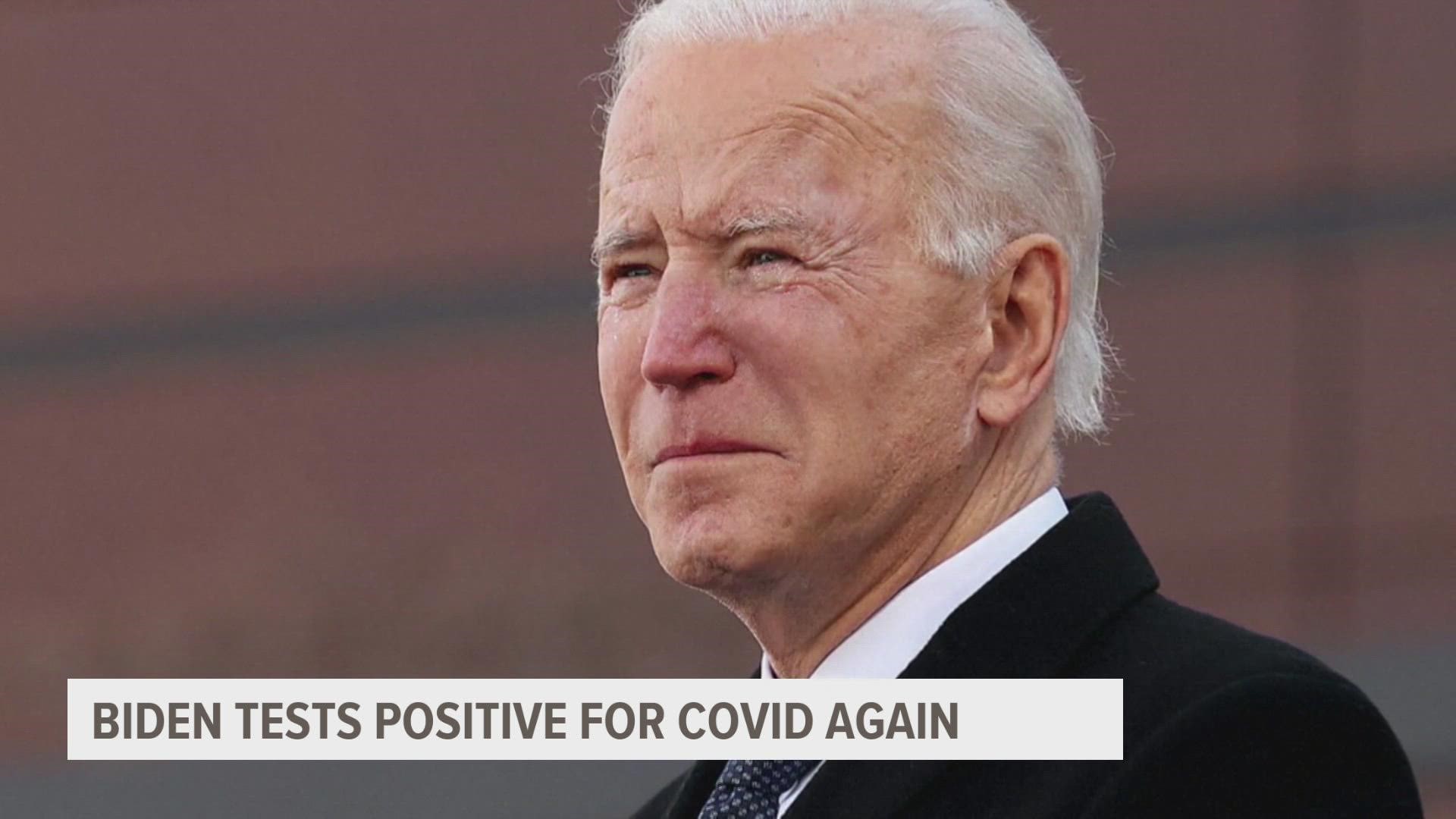 Biden's physician said the president had a "rebound" of COVID positivity after treatment with Paxlovid.