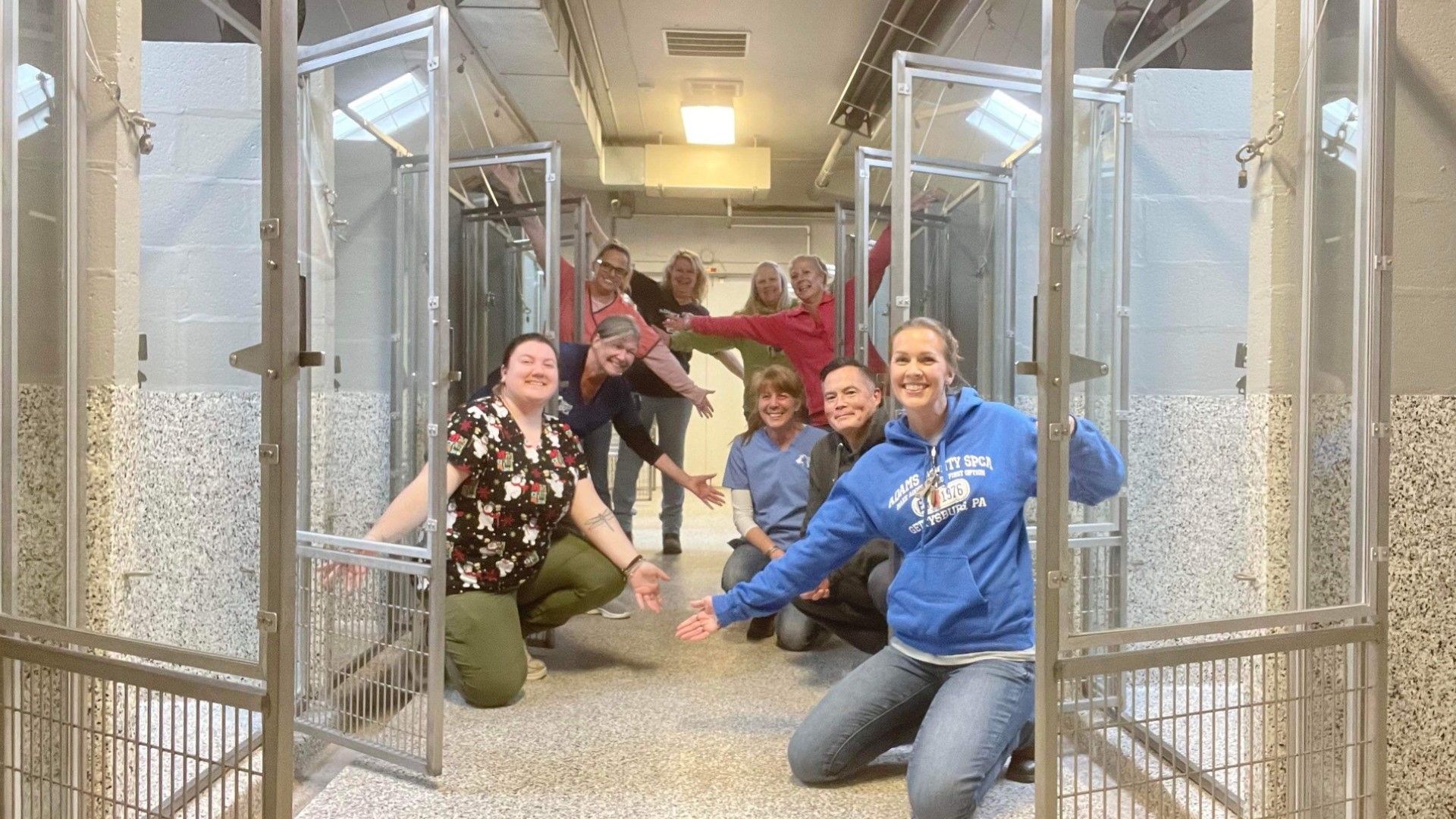 They now hope to help other Pennsylvania shelters by taking in some of their animals to relieve some of their stress.
