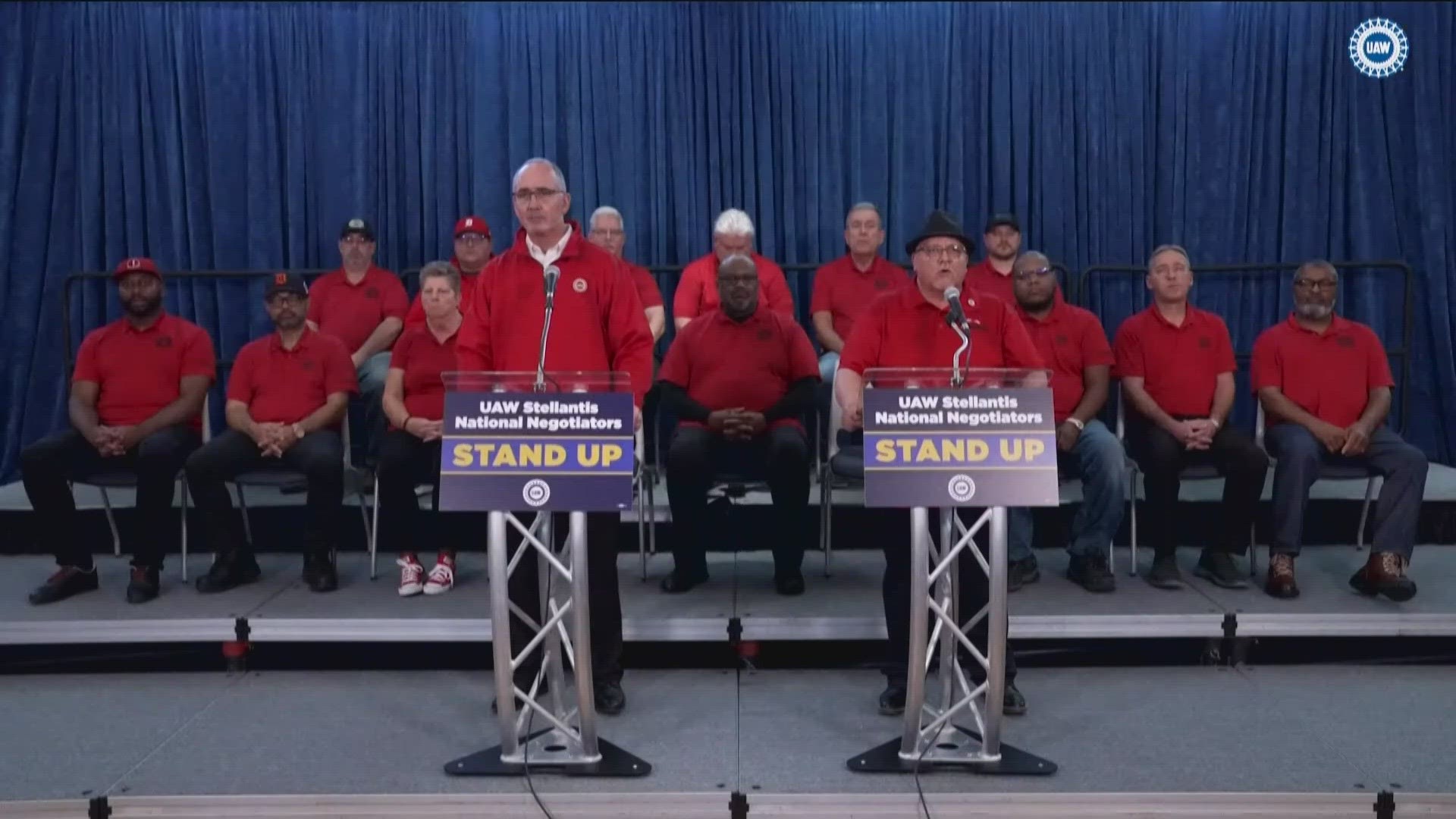 United Auto Workers President Shawn Fain outlined the tentative agreement Thursday, highlighting what he described as the UAW's "most lucrative contract" in decades.