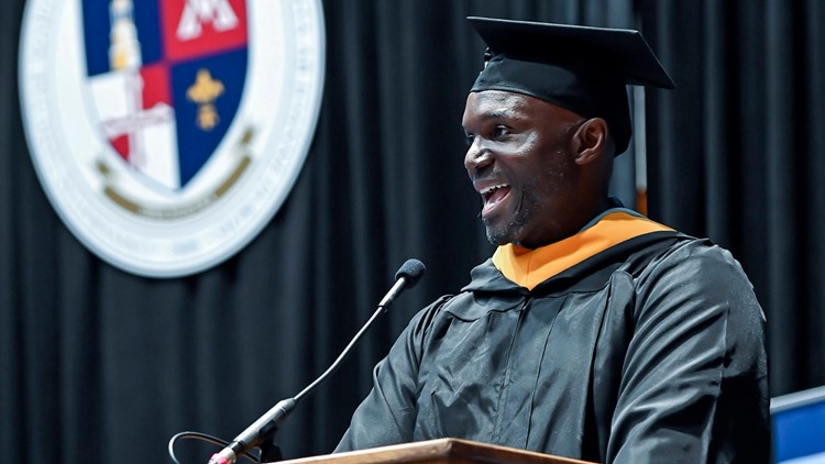 59-year-old NFL coach  graduates from college, fulfills promise to late mother