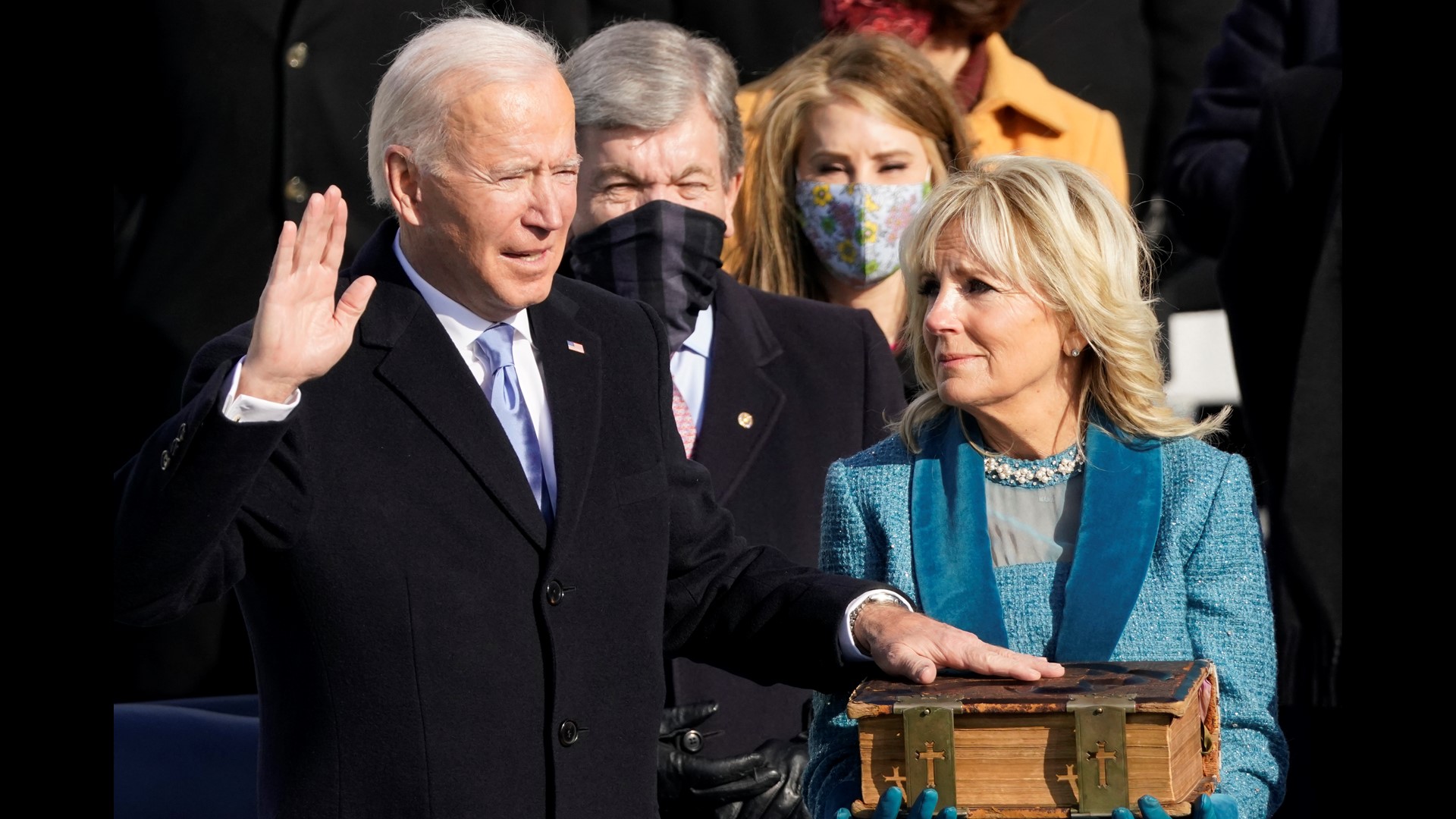 Joe Biden was sworn in as president of the United States during a star studded inaugural event.