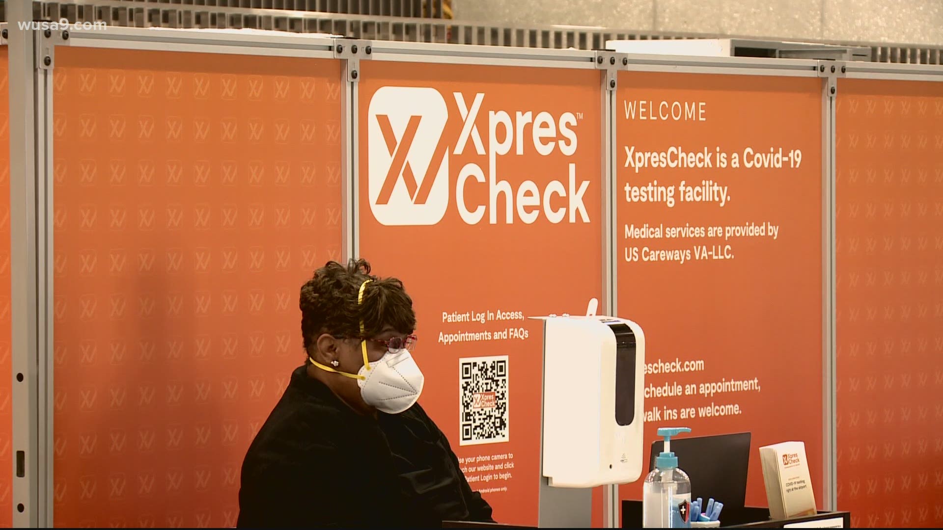 Privately run facilities such as Xpress Check Covid facilities, are setting up testing sites at airports so people can get tested for Covid